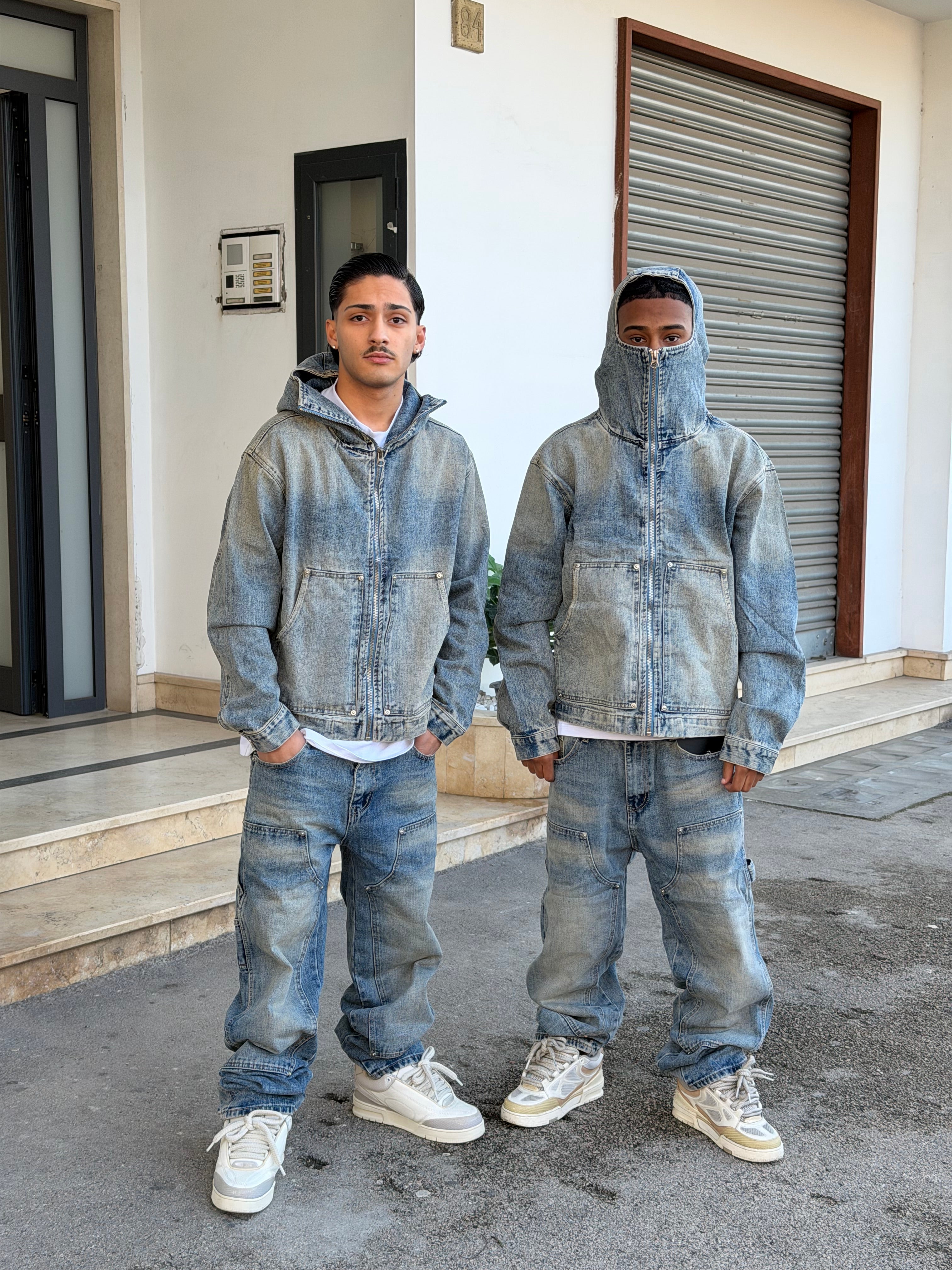 COORDSET BALACLAVA DENIM M5-374