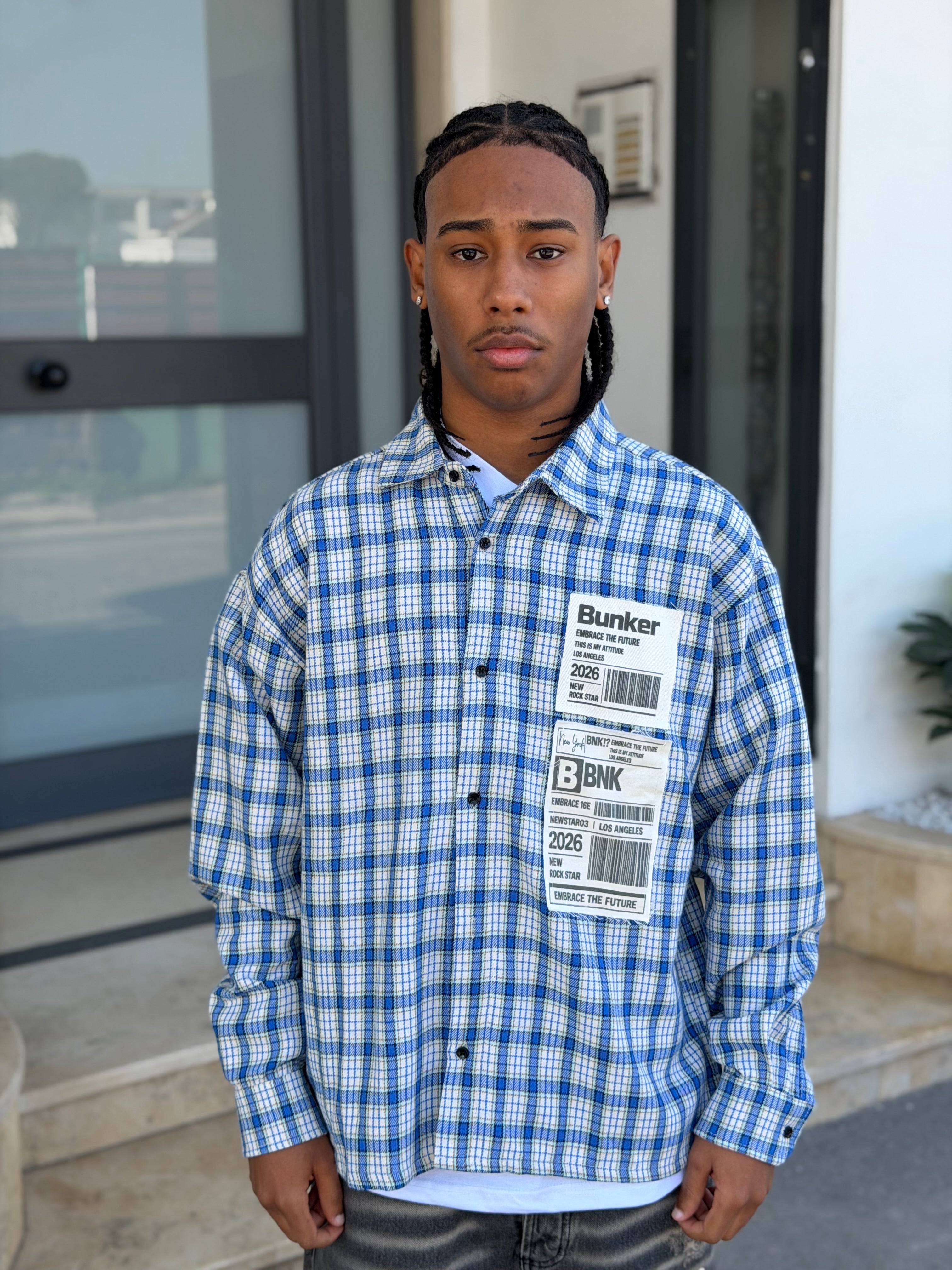 CAMICIA QUADRI BARCODE BUNKED