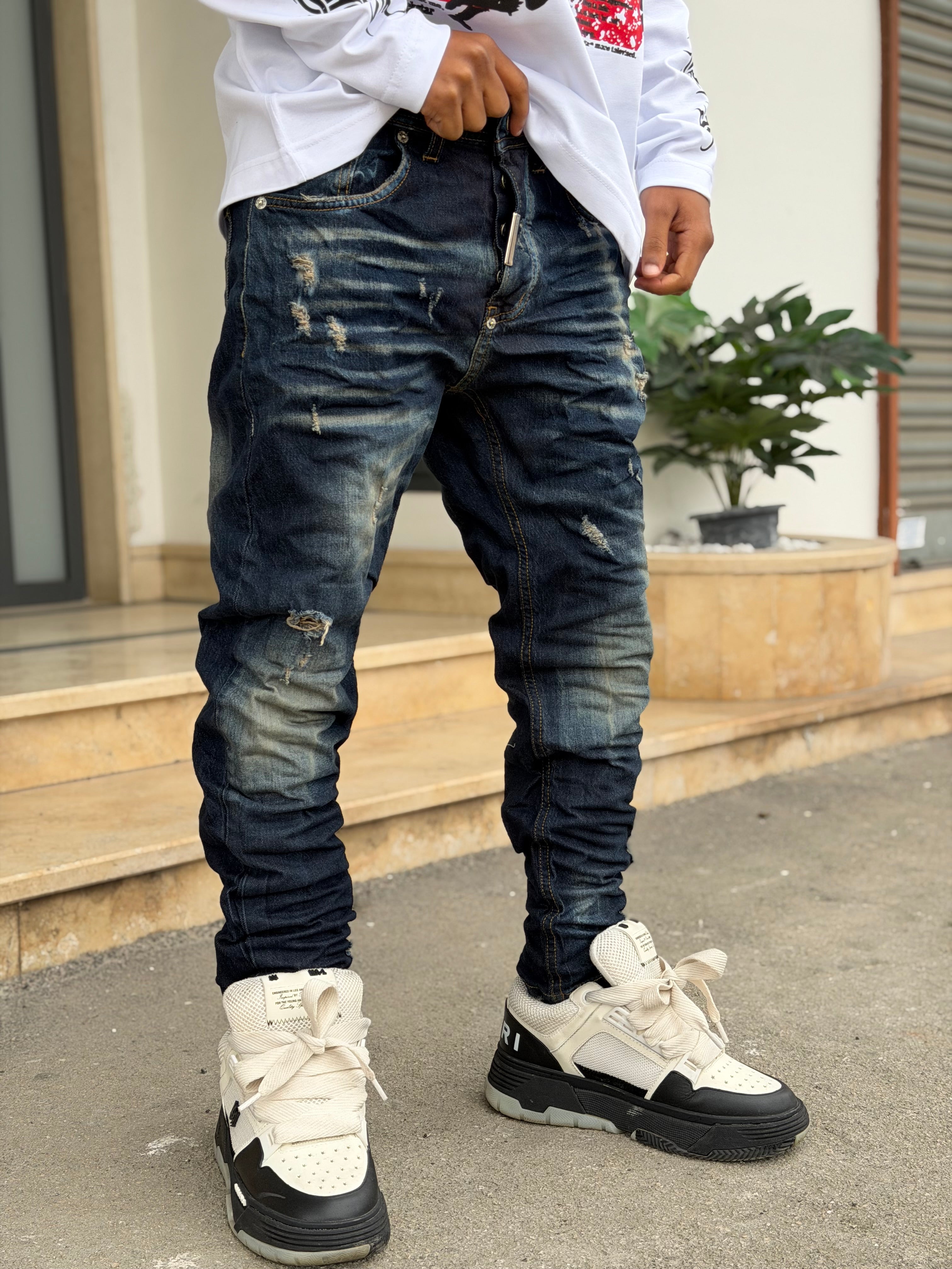 JEANS HERITAGE FADE CIANOTIC