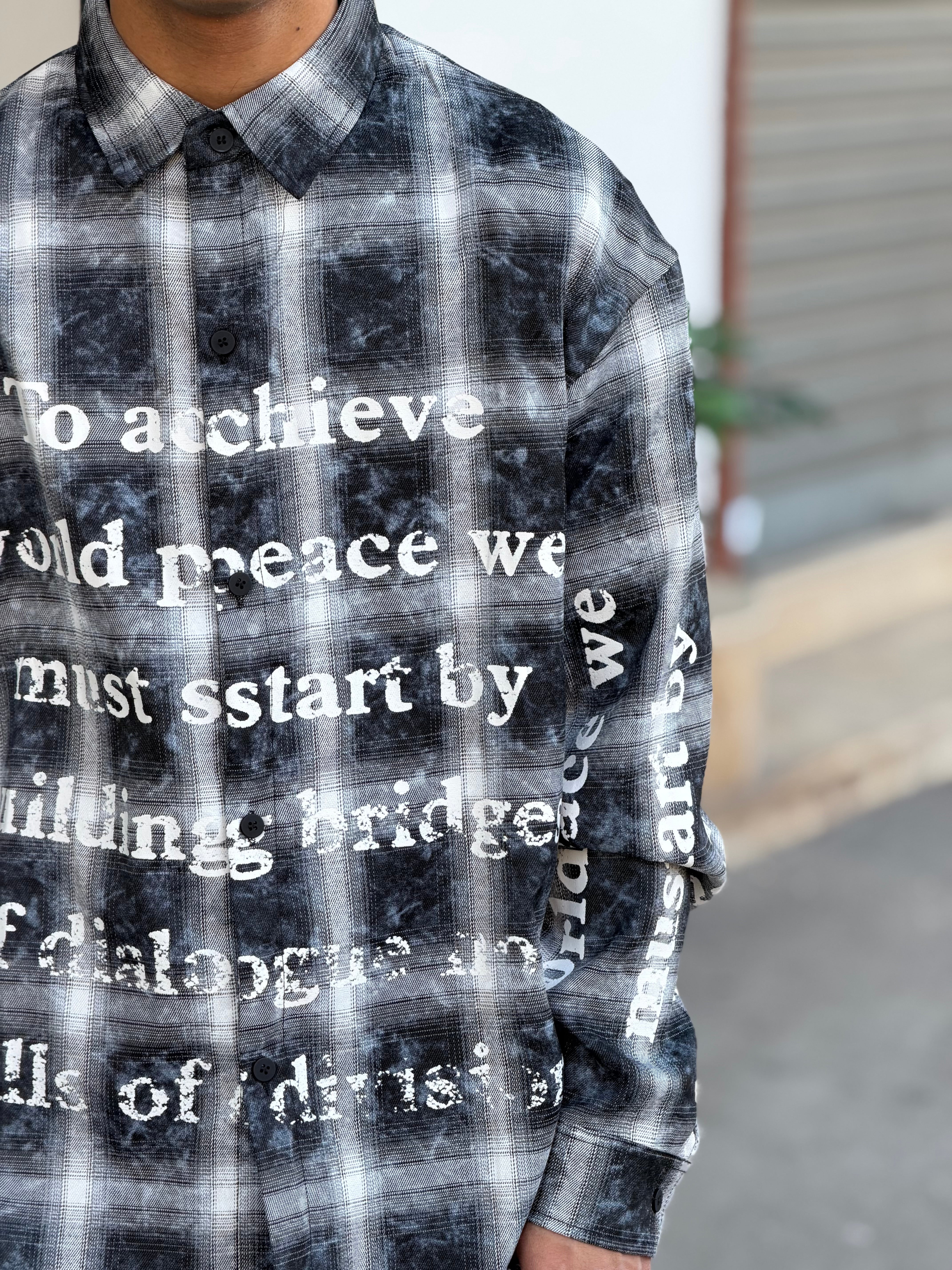 CAMICIA “WORLD PEACE” BM-372