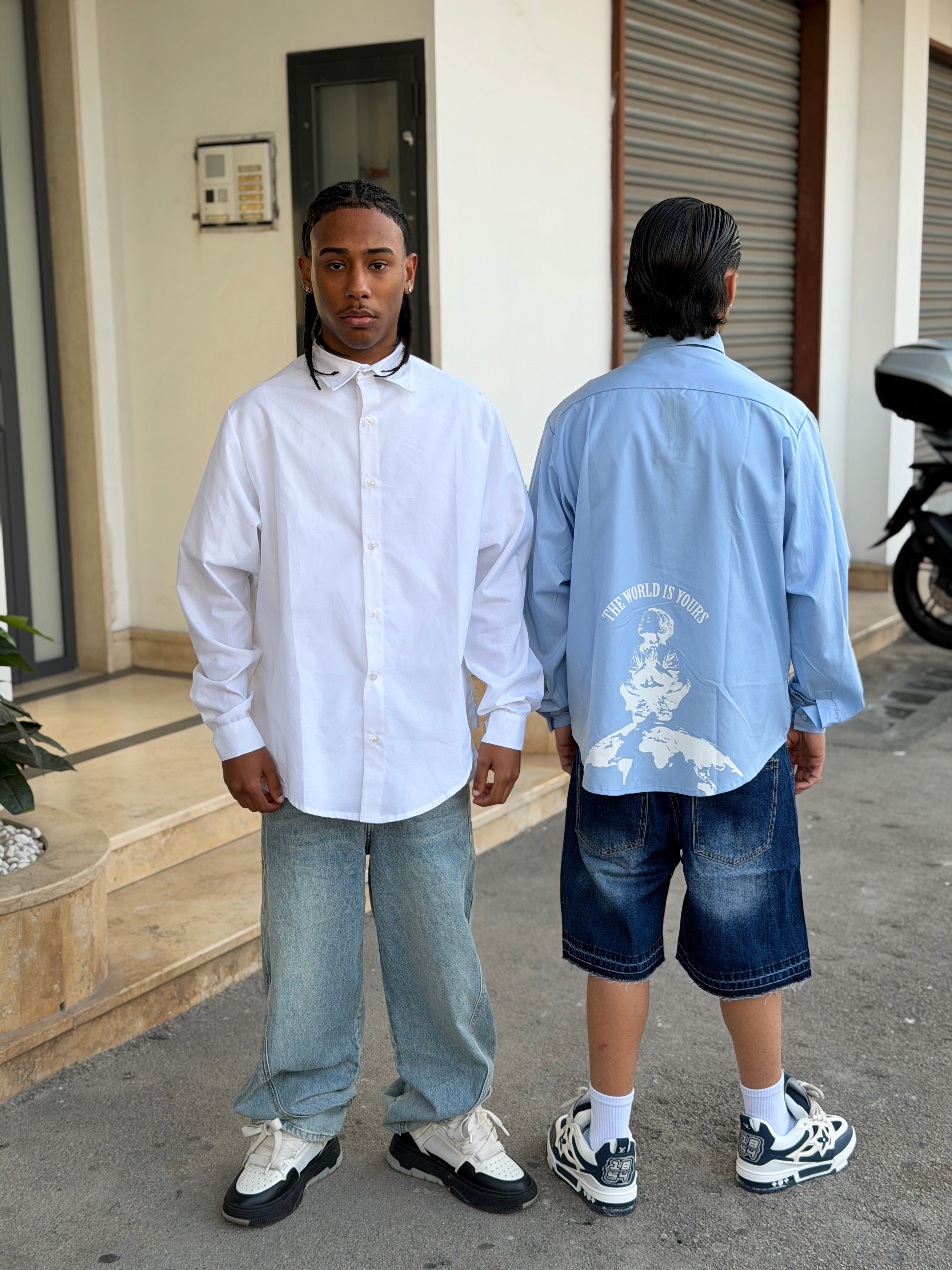 CAMICIA ORDER “THE WORLD IS YOUR”