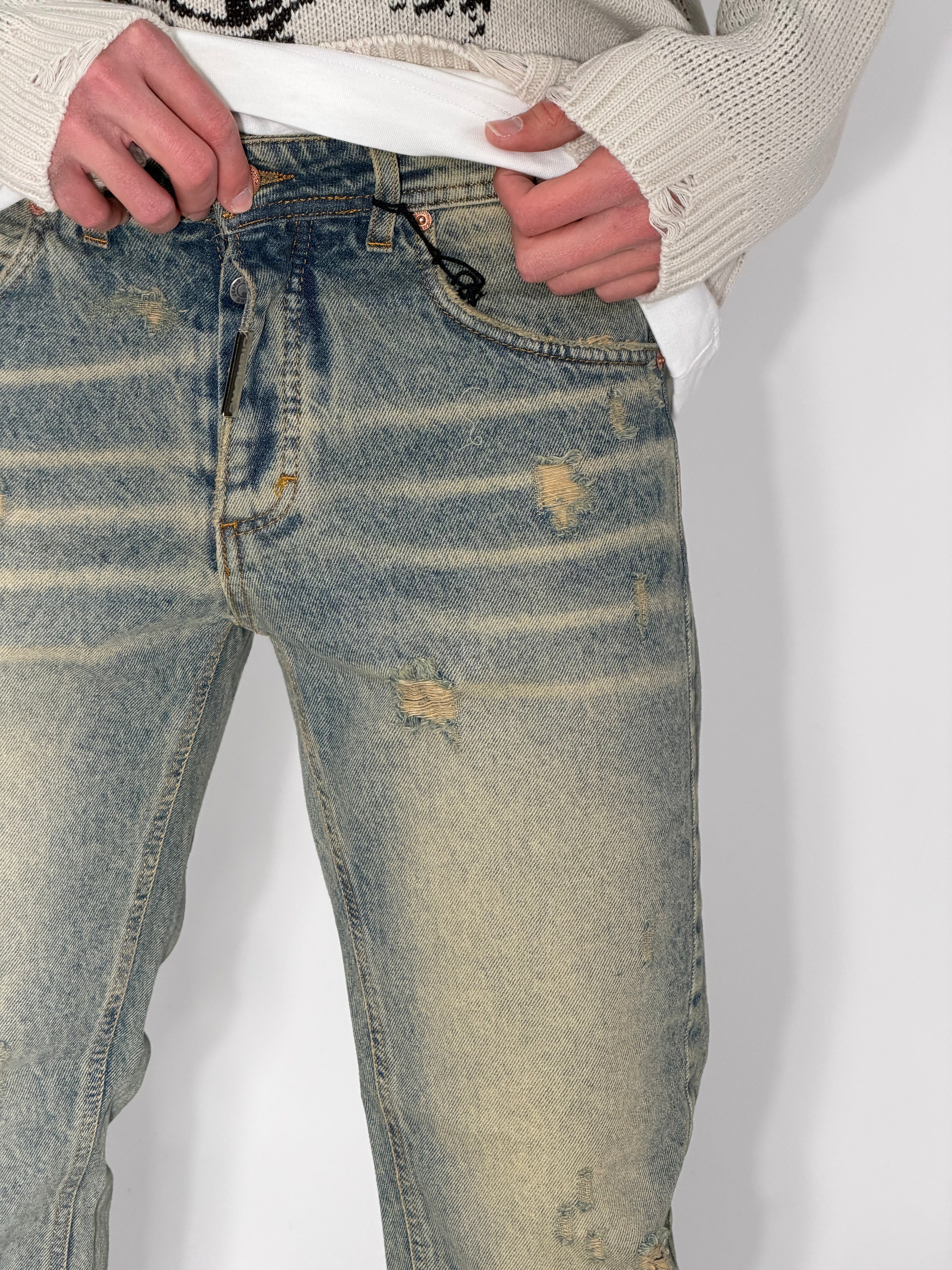 DENIM CIANOTIC FIT BV4 MM BLU