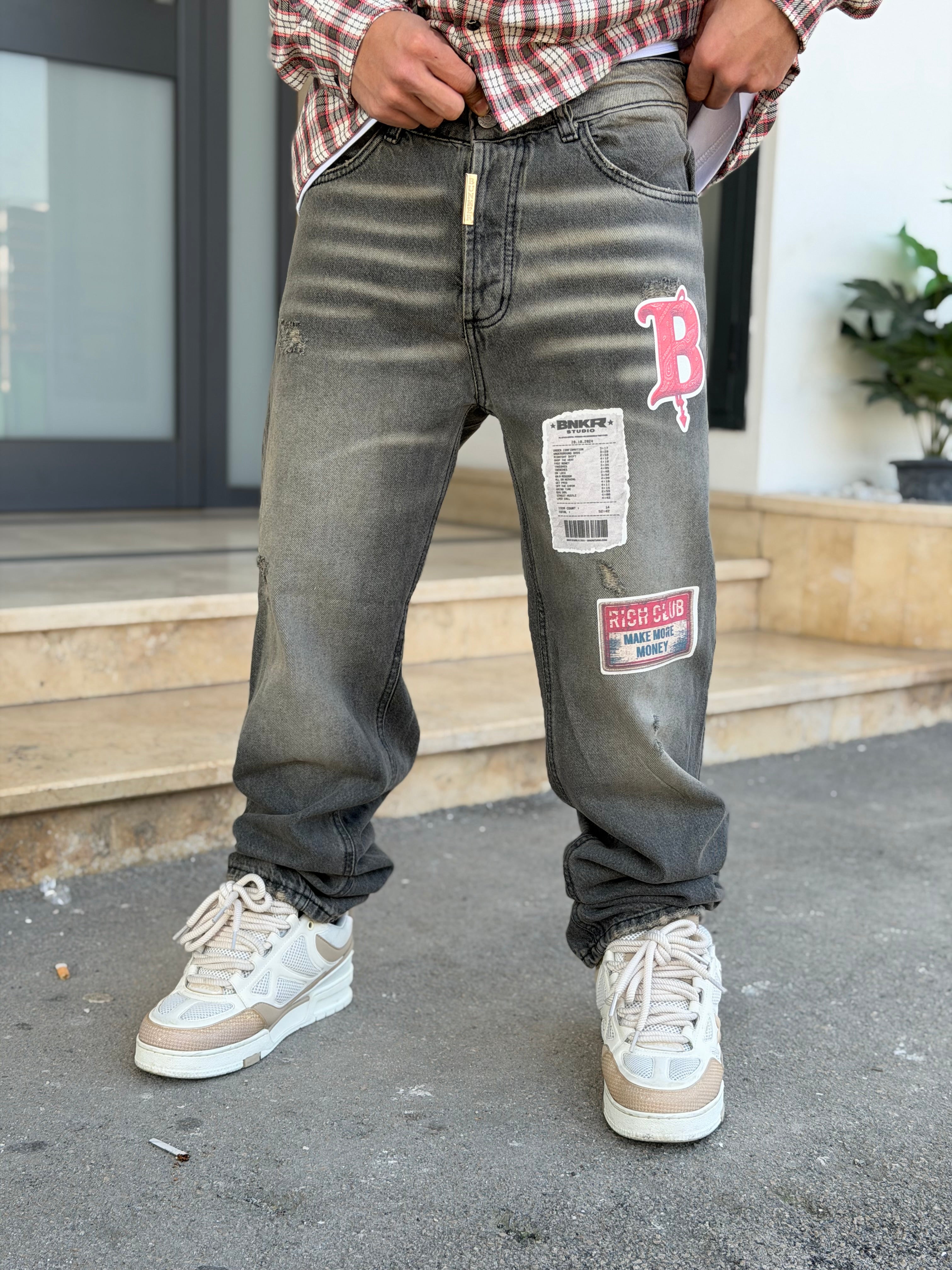 JEANS BUNKER PATCH 137