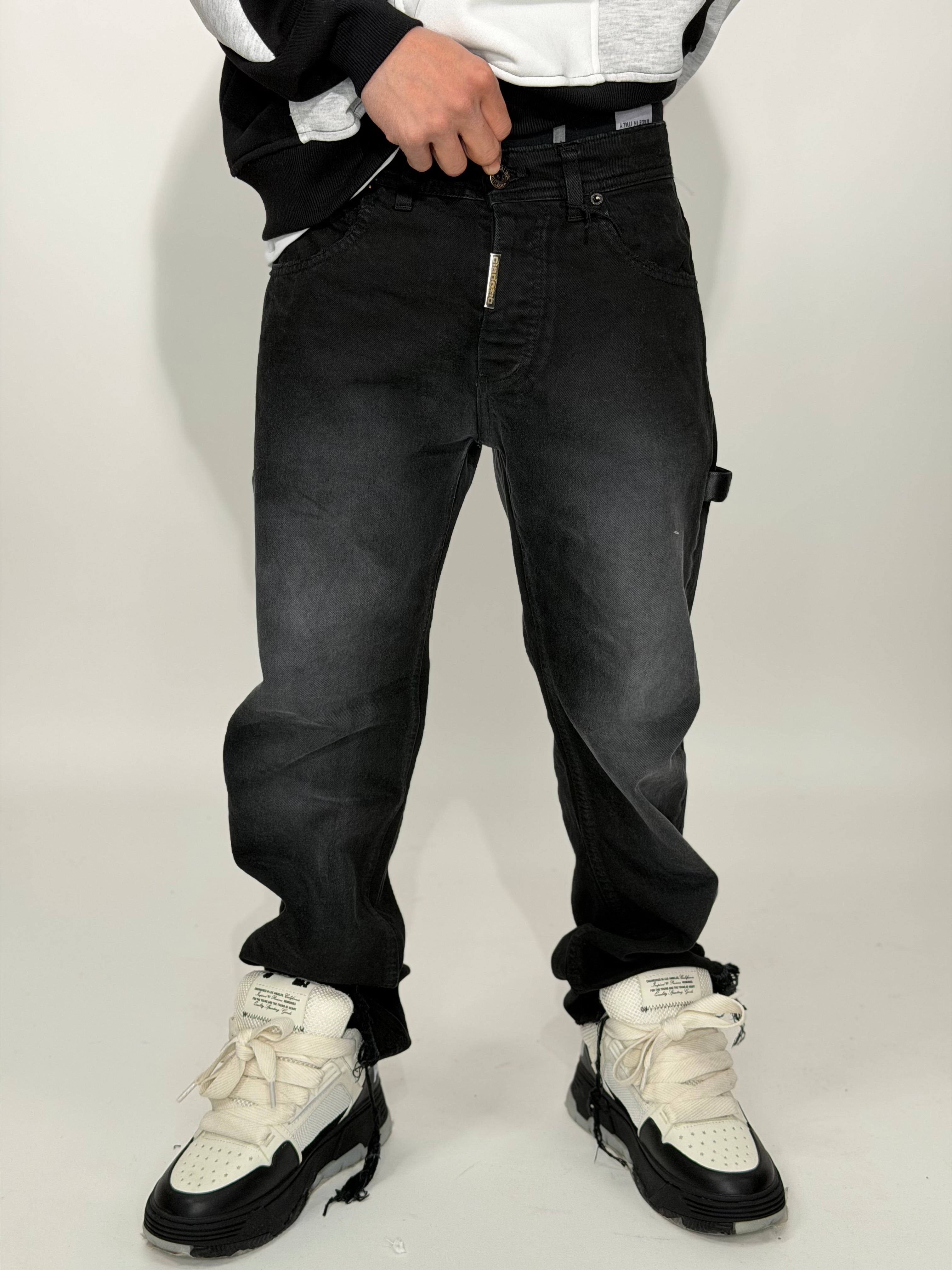 BAGGY RAID BLACK WASH CNT -165⚫️