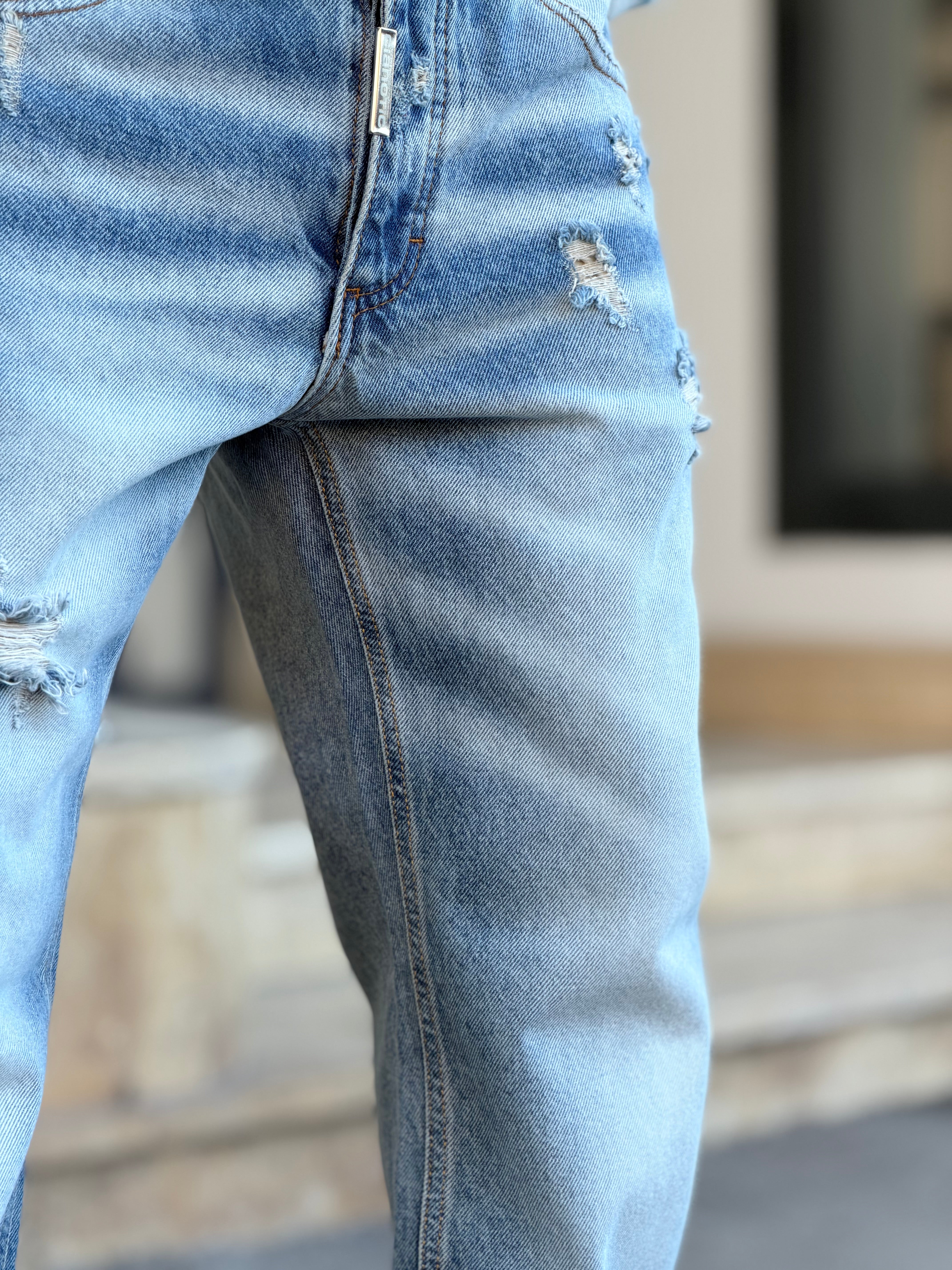 STRAIGHT FIT 02 SABBIATO CIANOTIC