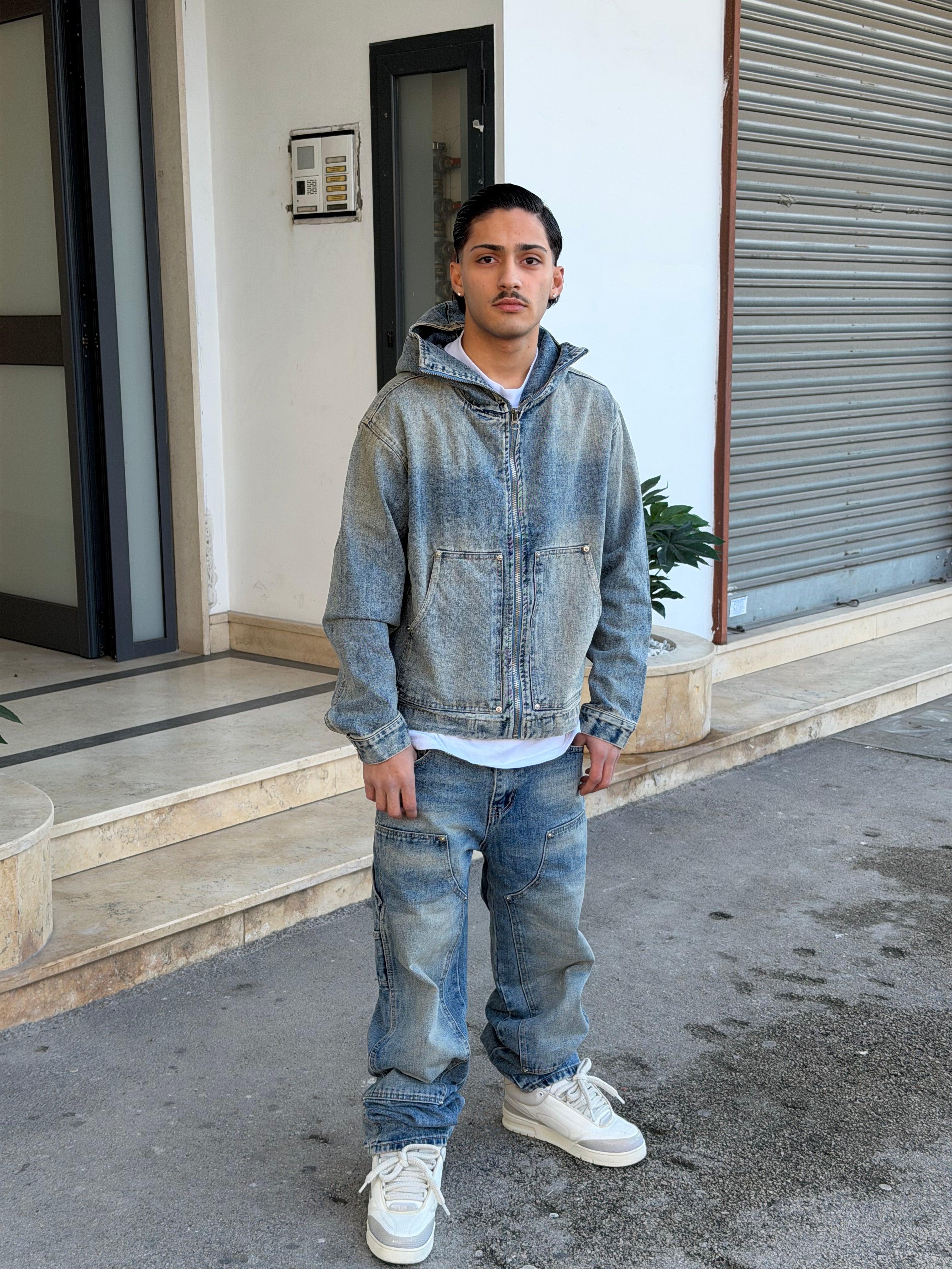 COORDSET BALACLAVA DENIM M5-374