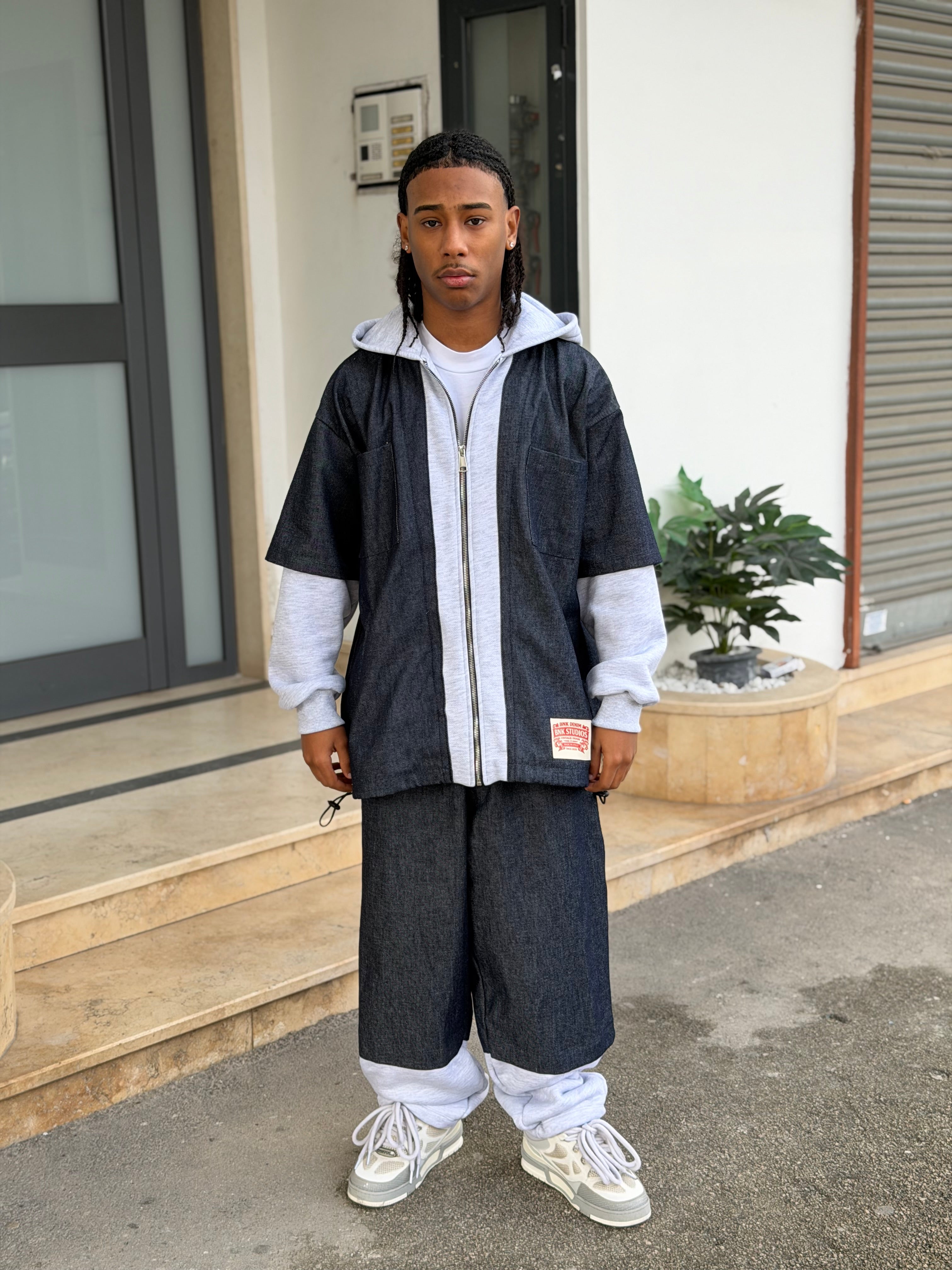 COORDSET DOUBLE BUNKER DENIM 122