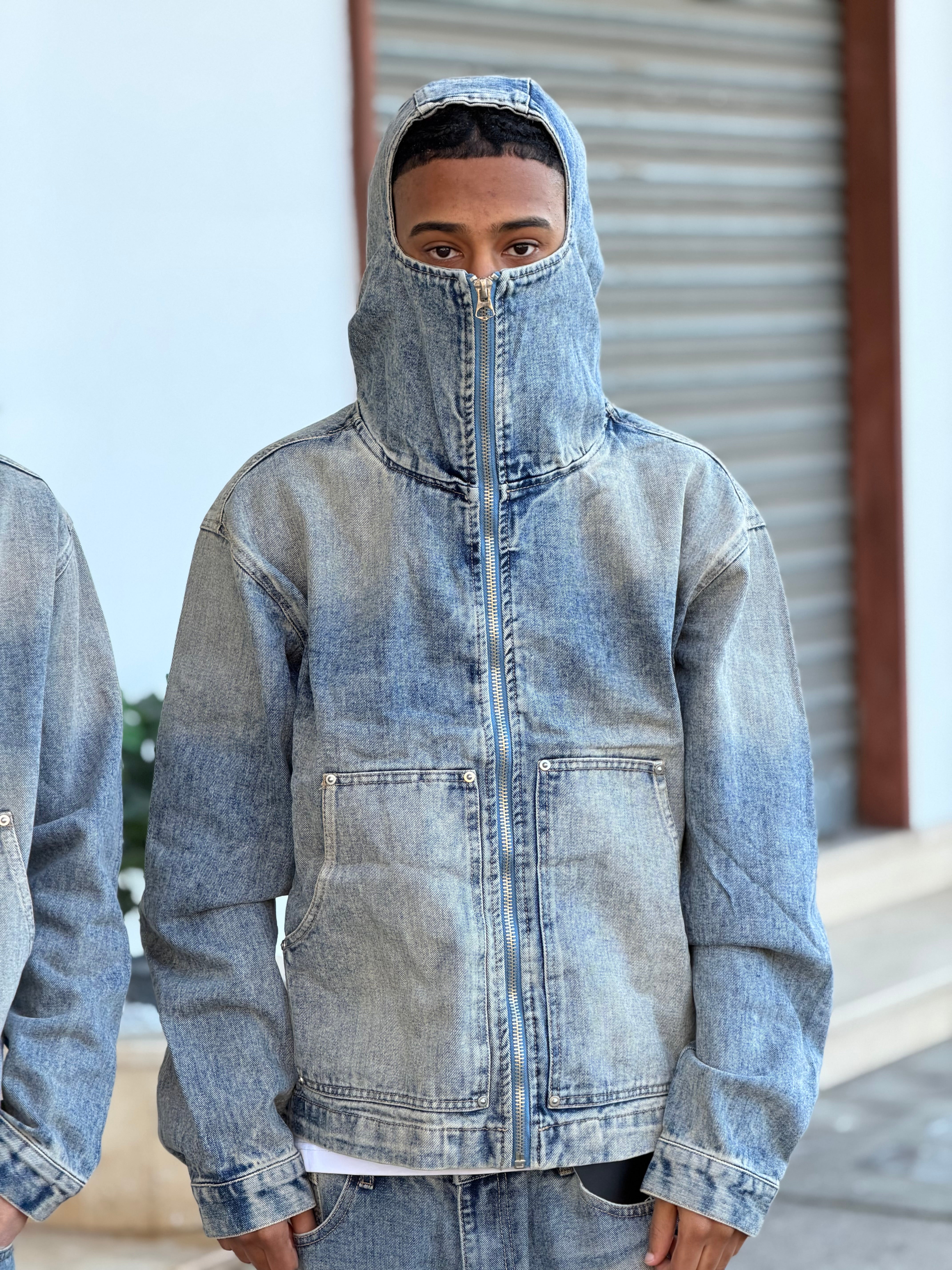 COORDSET BALACLAVA DENIM M5-374