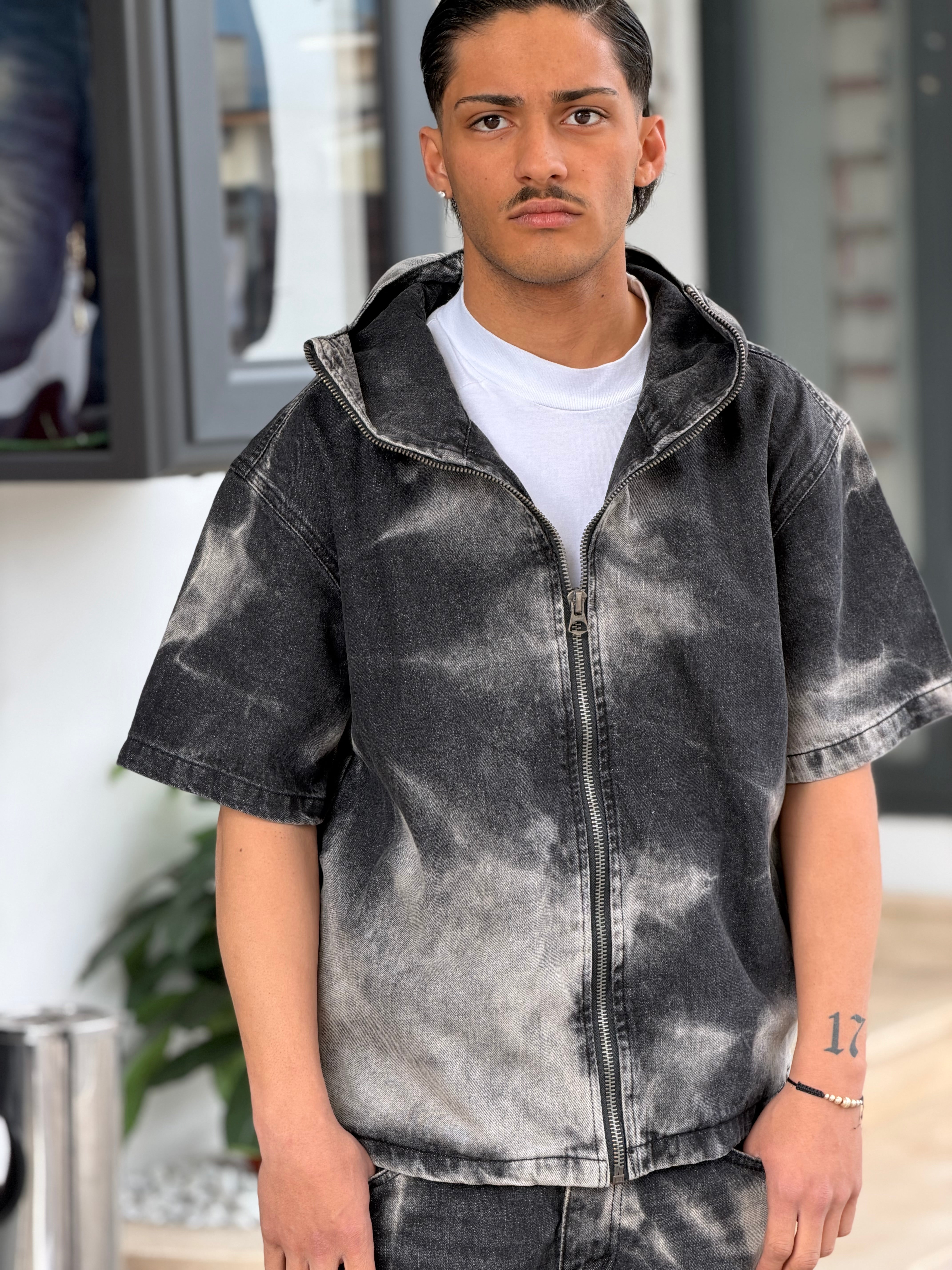 COORDSET DENIM BLACK M5-438