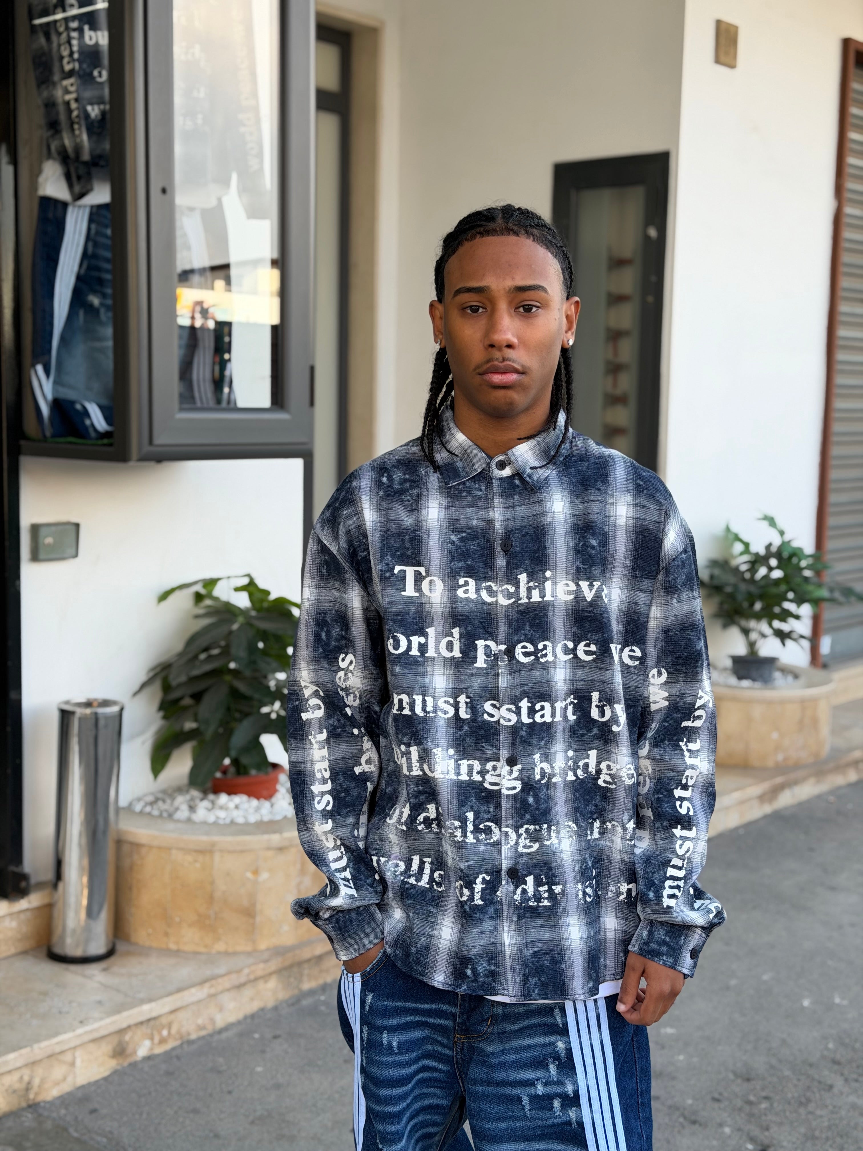 CAMICIA “WORLD PEACE” BM-372