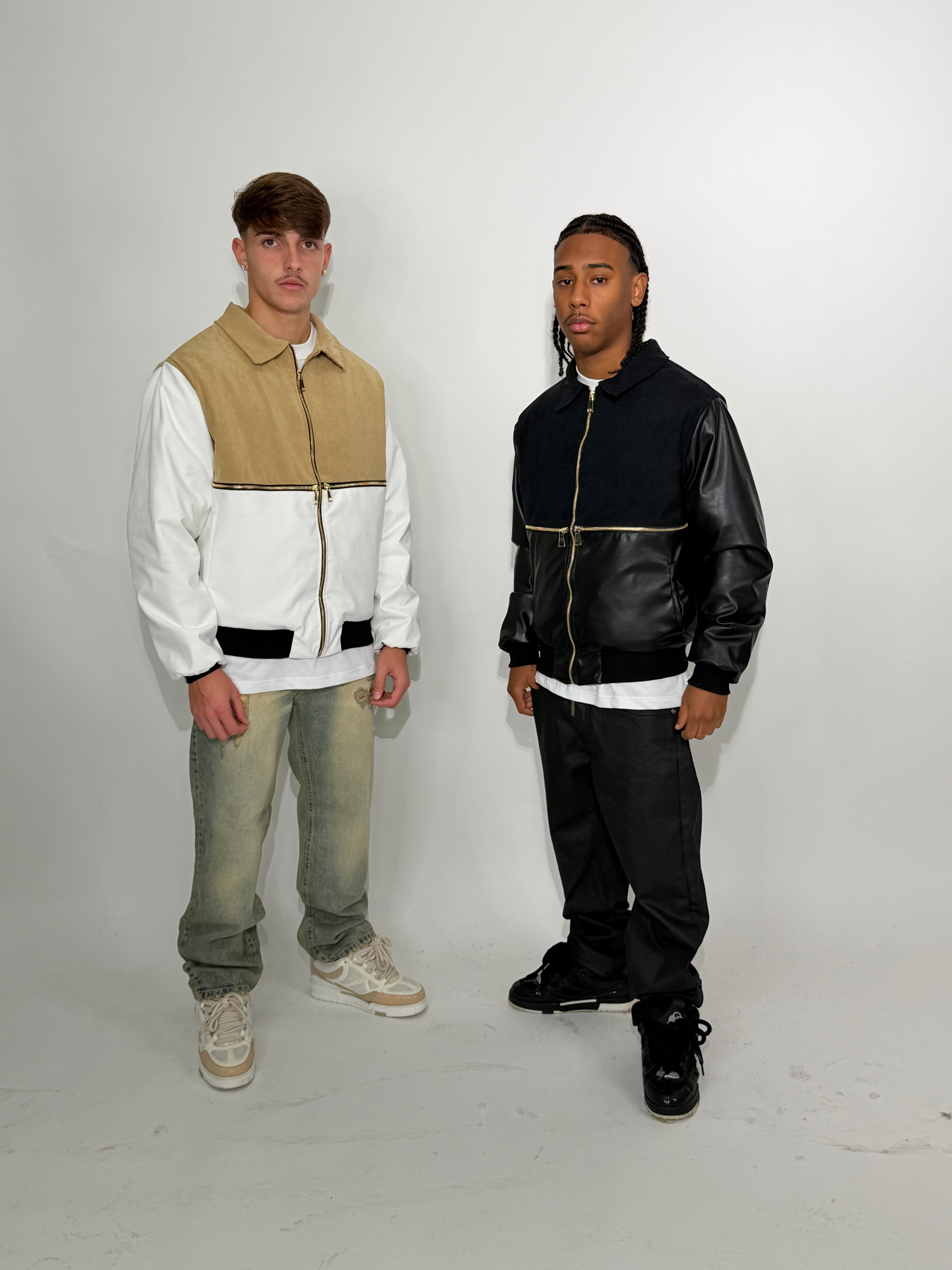 JACKET HUSTLE “FULLZIP BICOLOR”