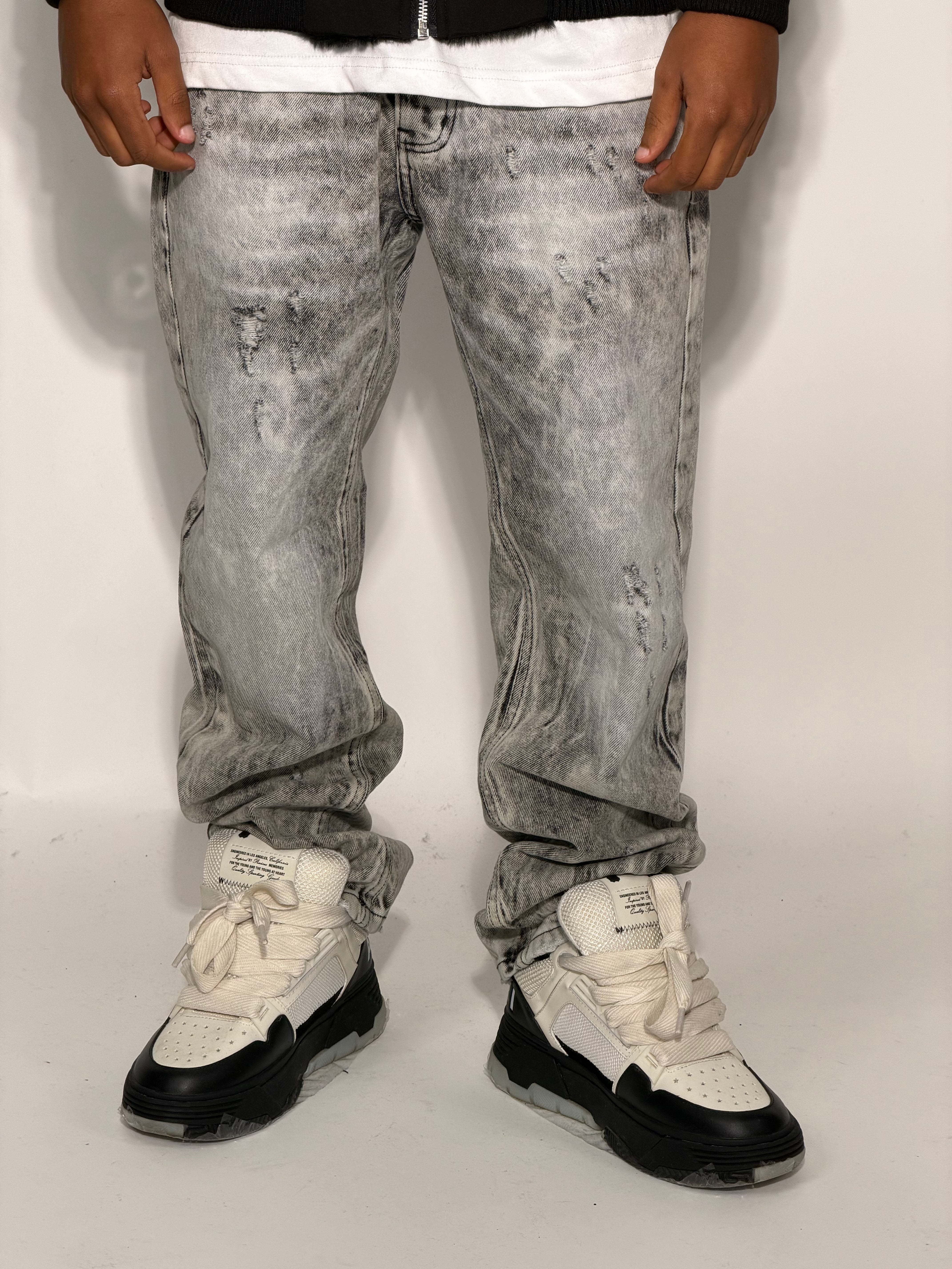 CIANOTIC BAGGY MARBLE BLACK