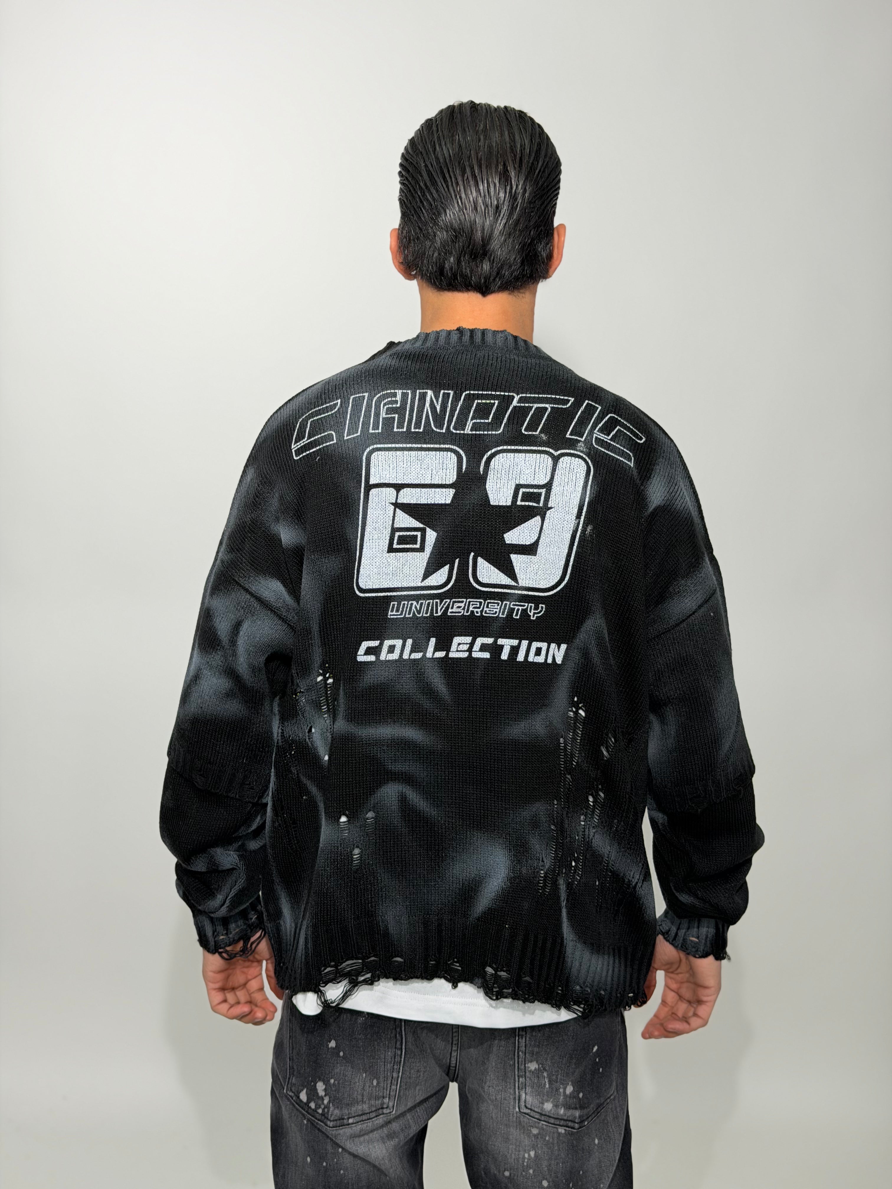 MAGLIONCINO "UNIVERSITY" CIANOTIC