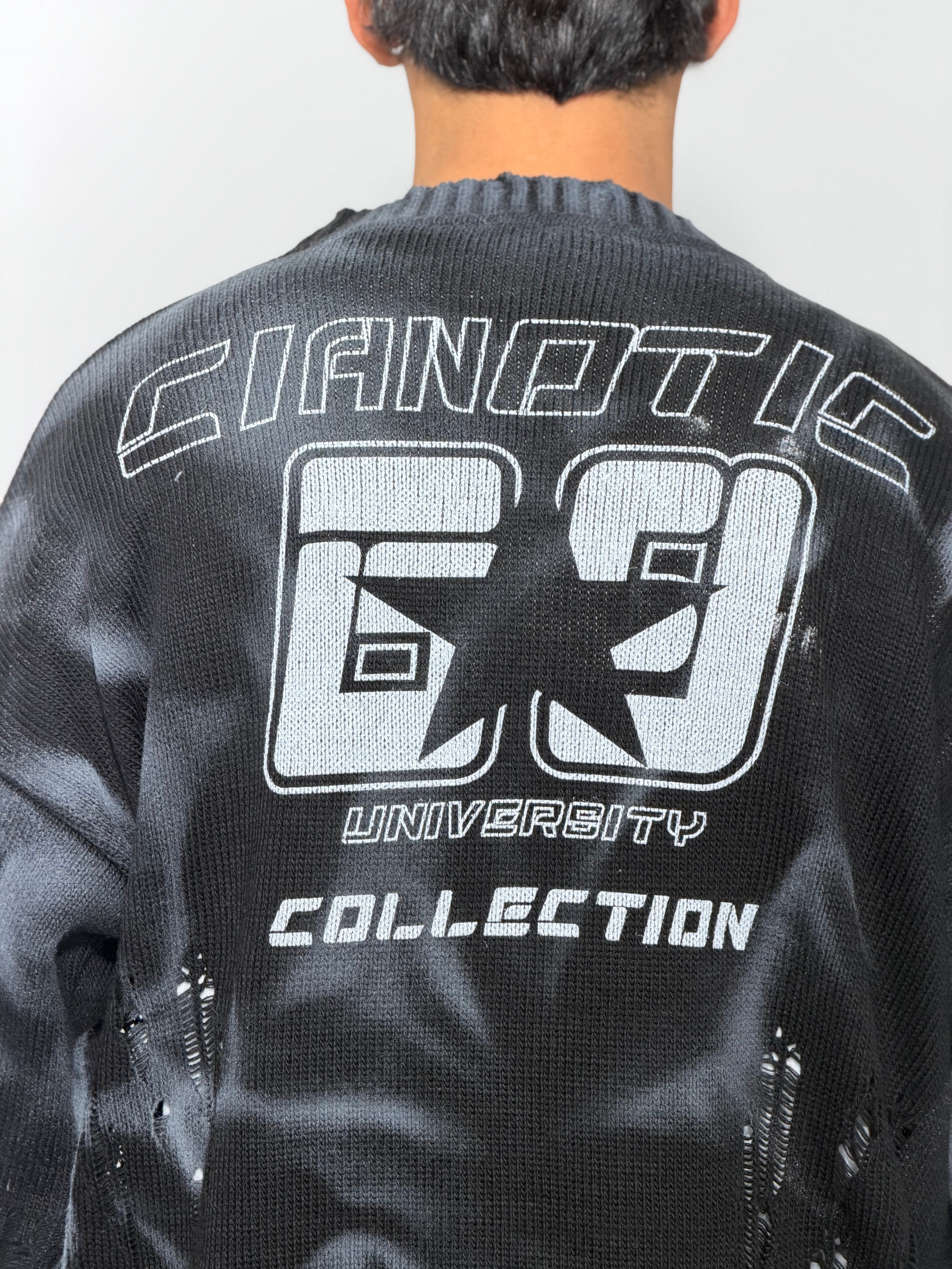 MAGLIONCINO "UNIVERSITY" CIANOTIC