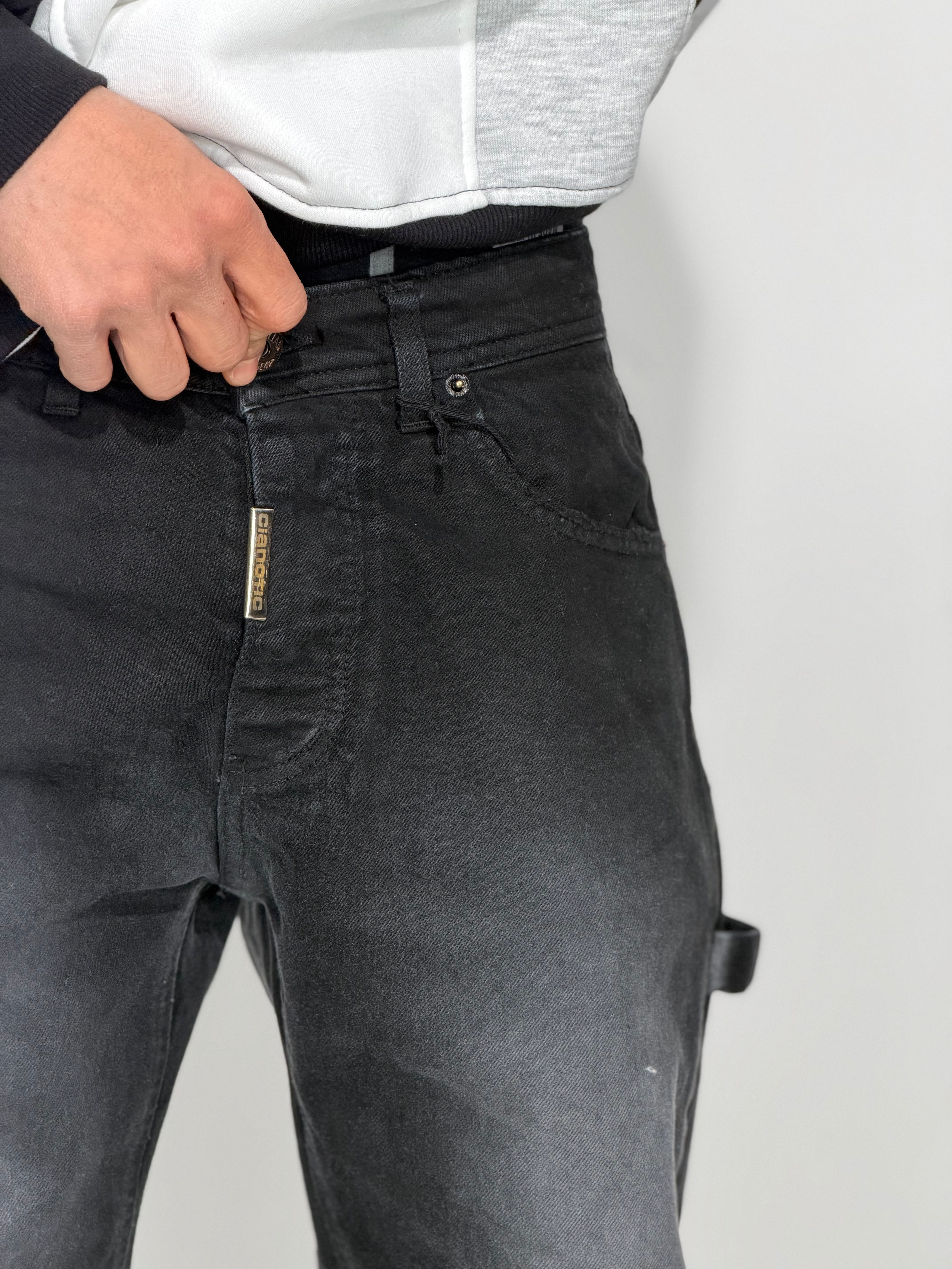 BAGGY RAID BLACK WASH CNT -165⚫️