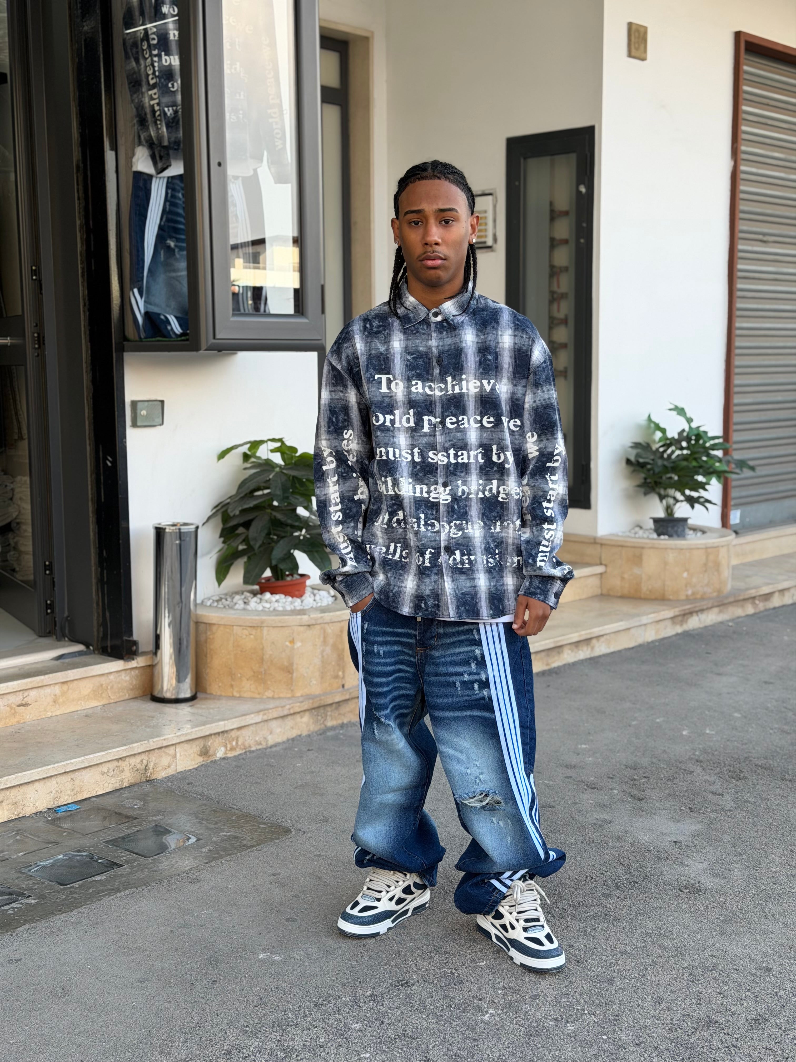 CAMICIA “WORLD PEACE” BM-372