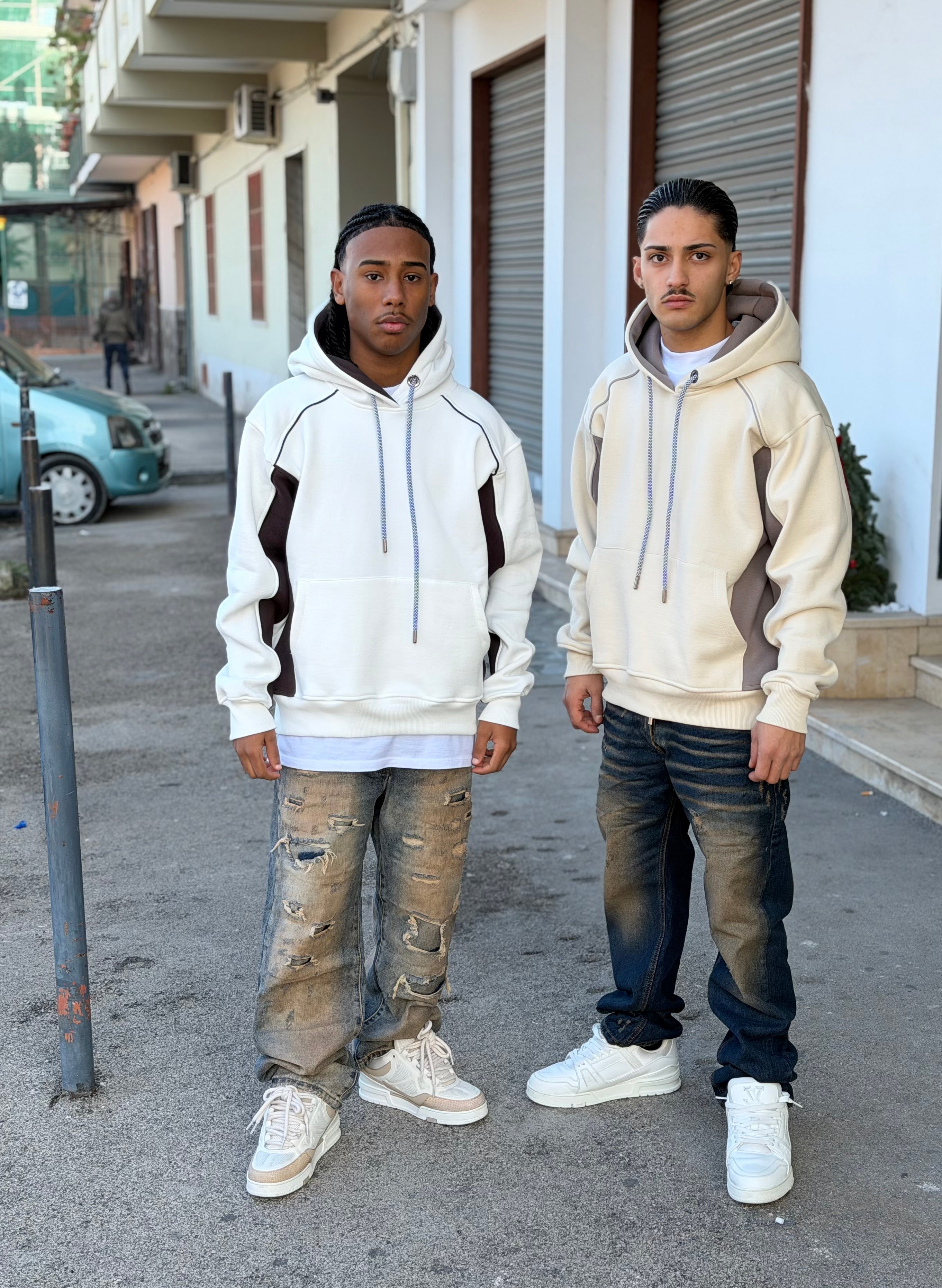 HOODIE BICOLOR JAMES MERCURY