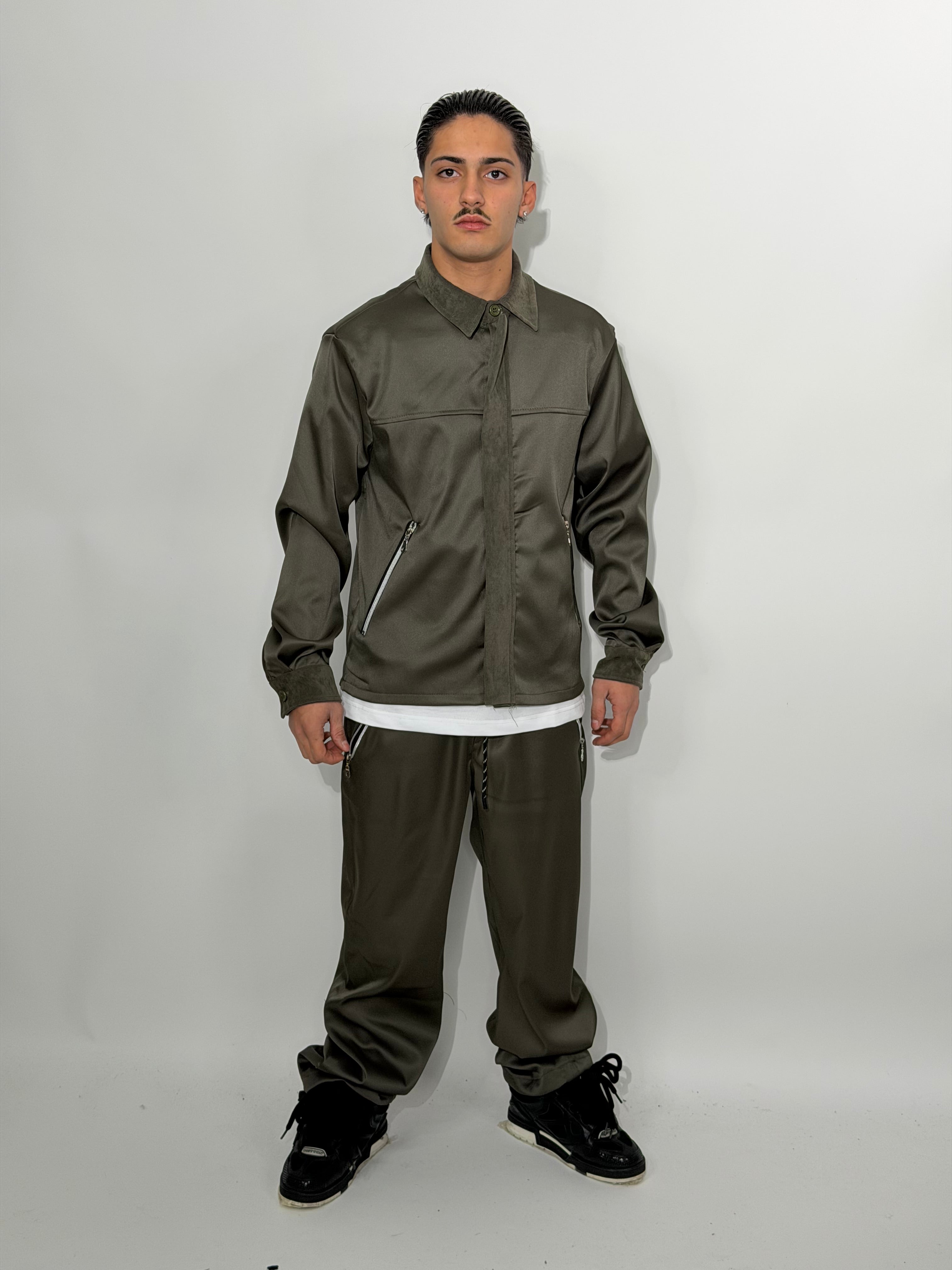 COORDSET NYLON+VELLUTO ZIP FRLV