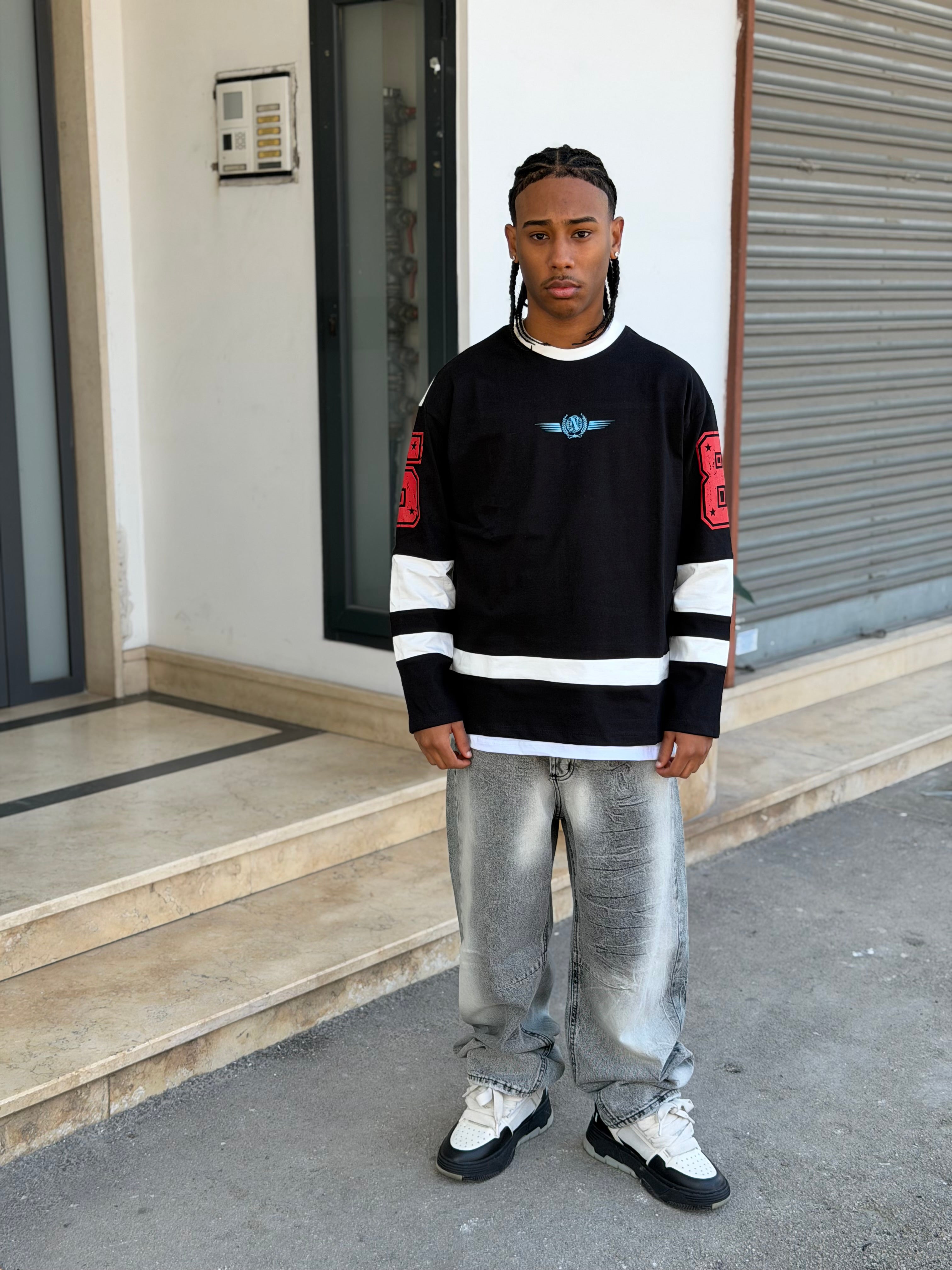 LONGSLEEVE BUNKER BICOLORE 126