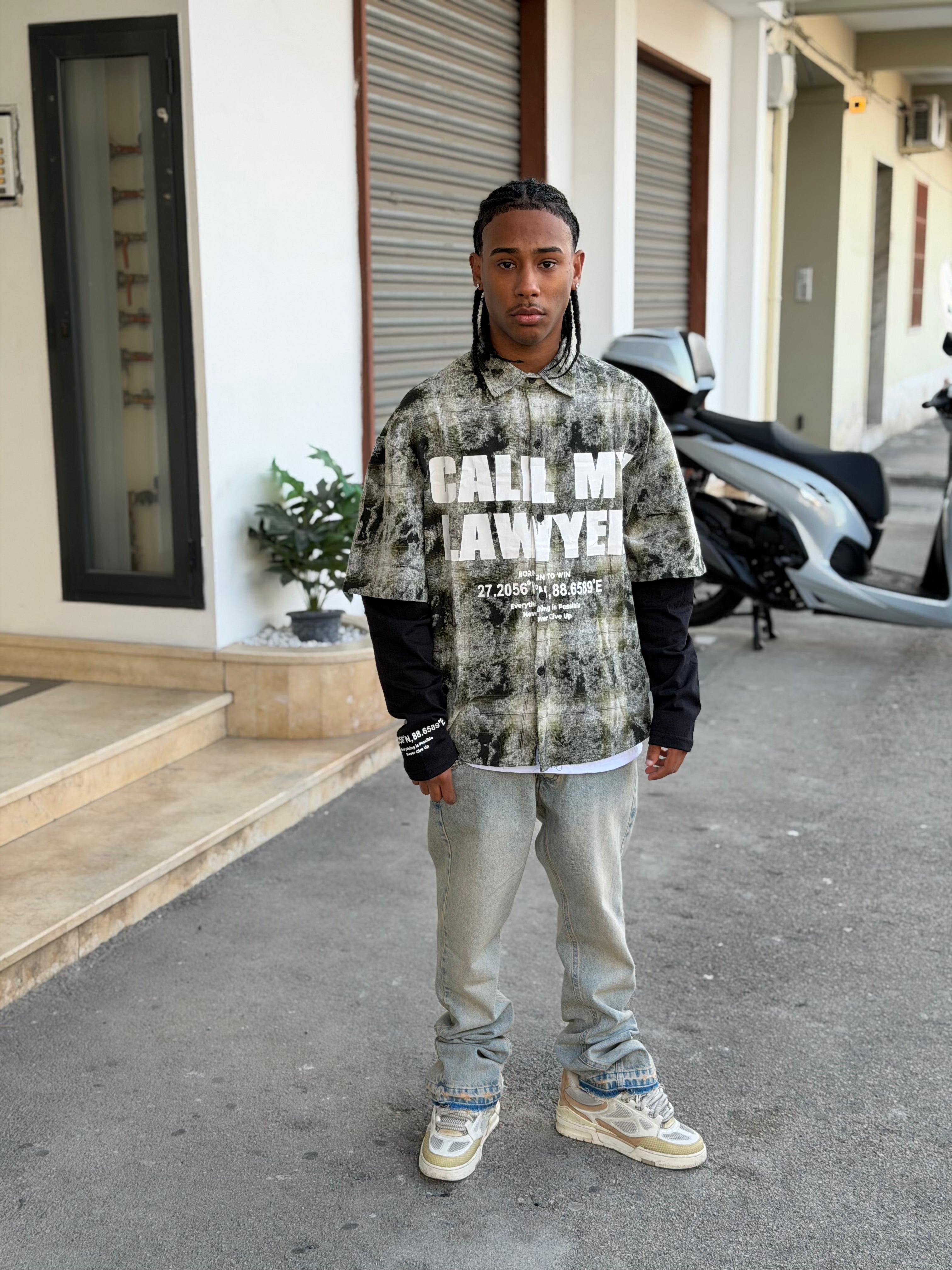 CAMICIA DOUBLE “CALL” BM-376