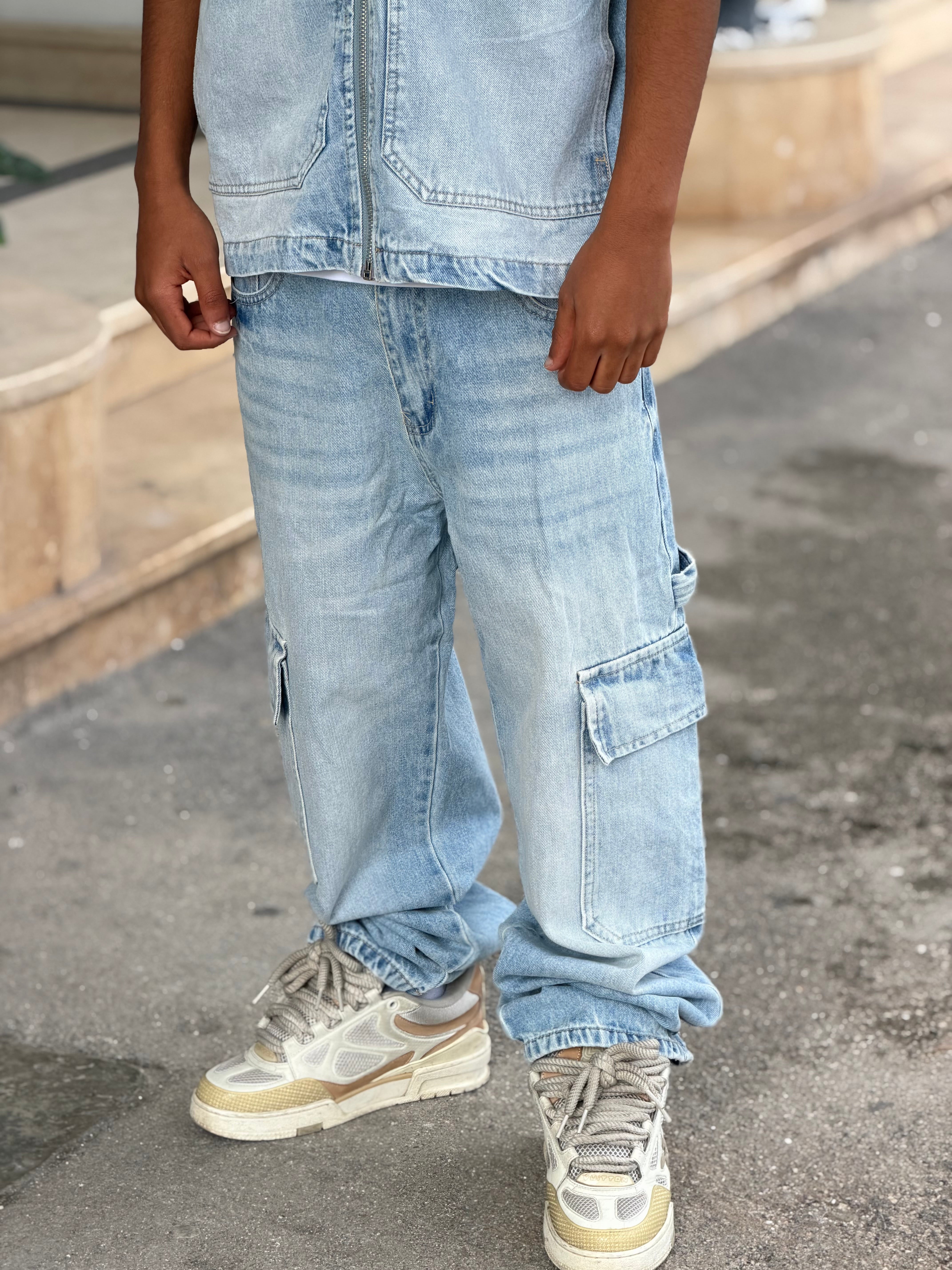 COORDSET DENIM HOODIE M5-431