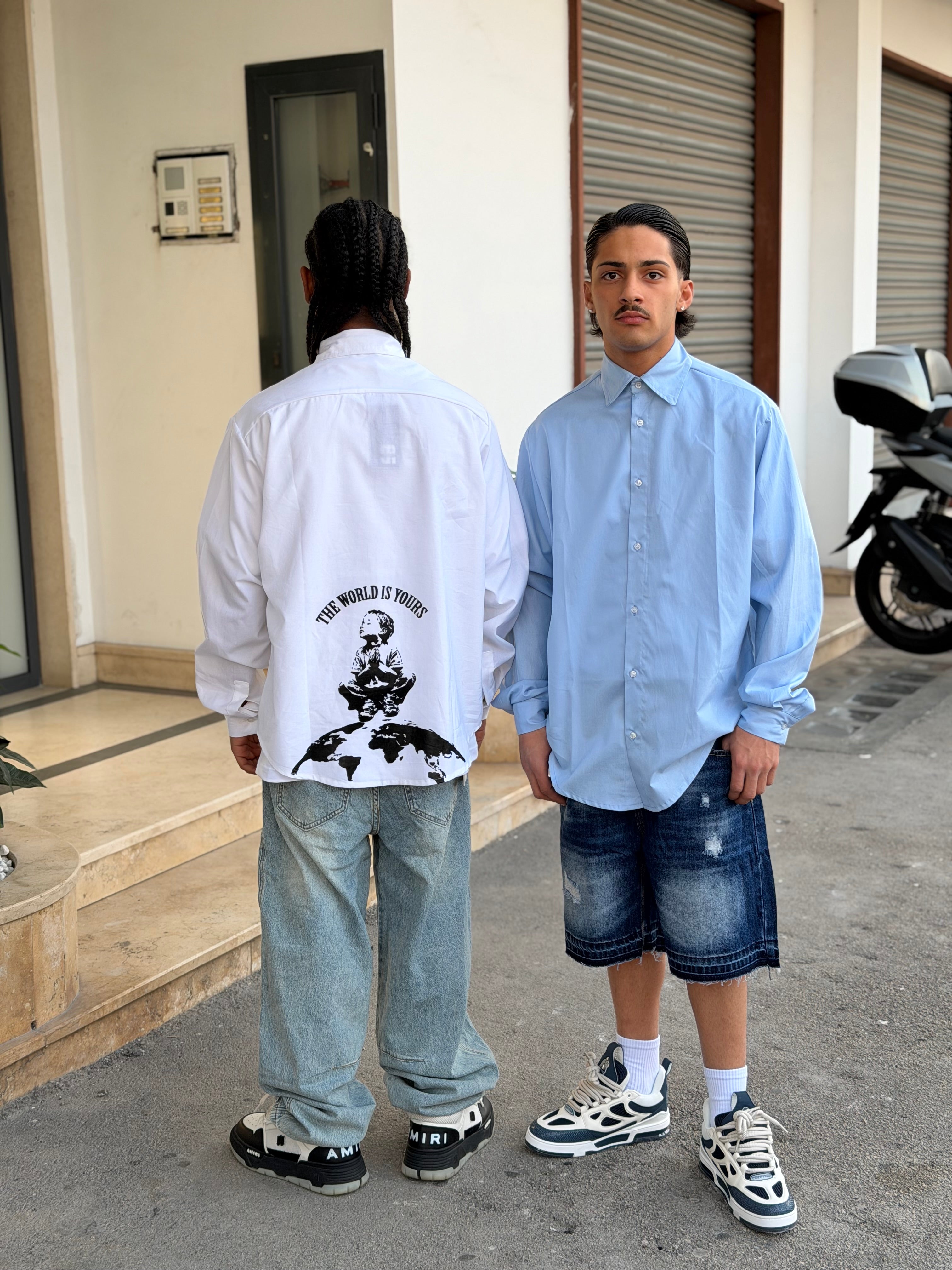 CAMICIA ORDER “THE WORLD IS YOUR”