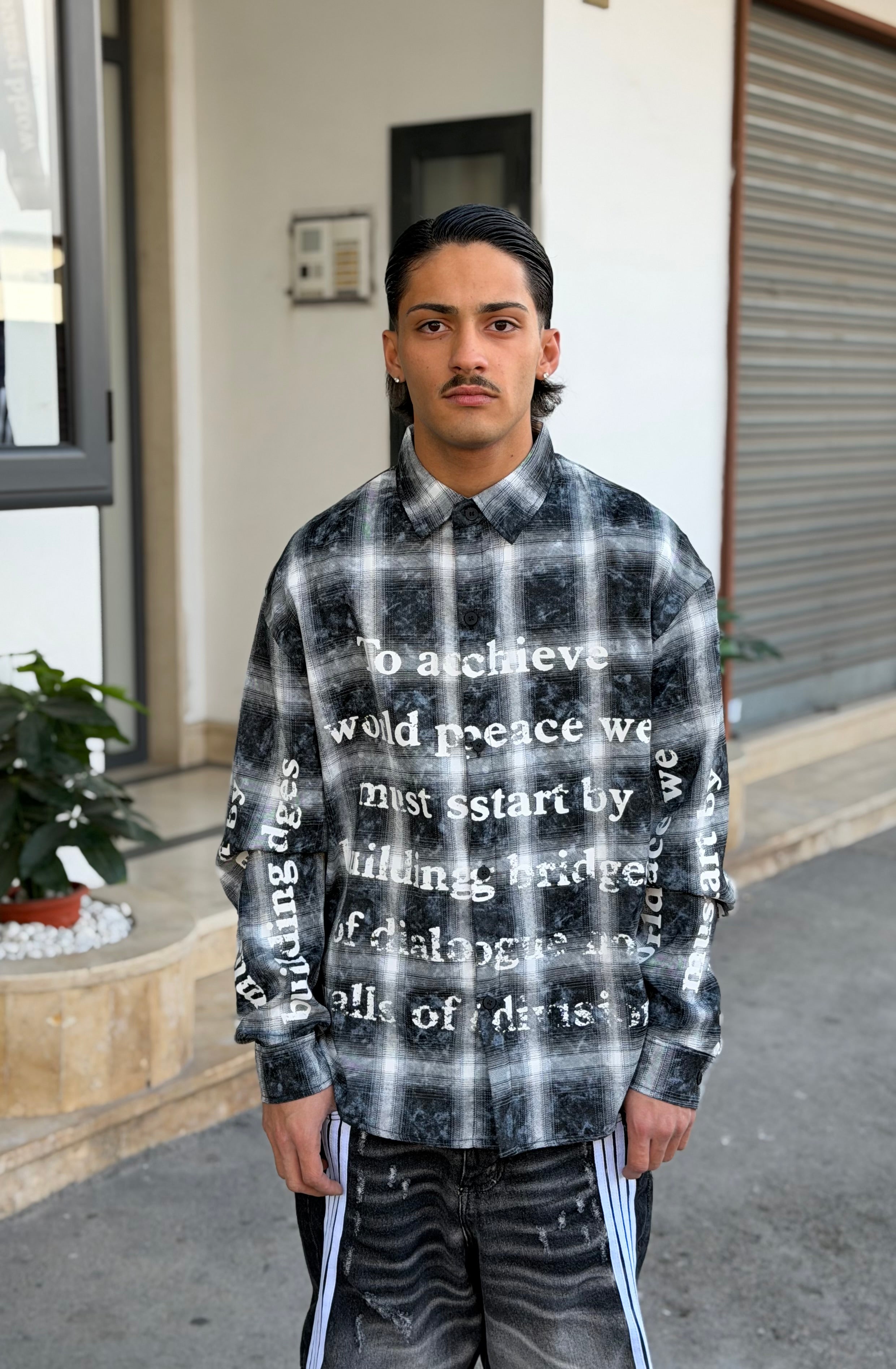 CAMICIA “WORLD PEACE” BM-372