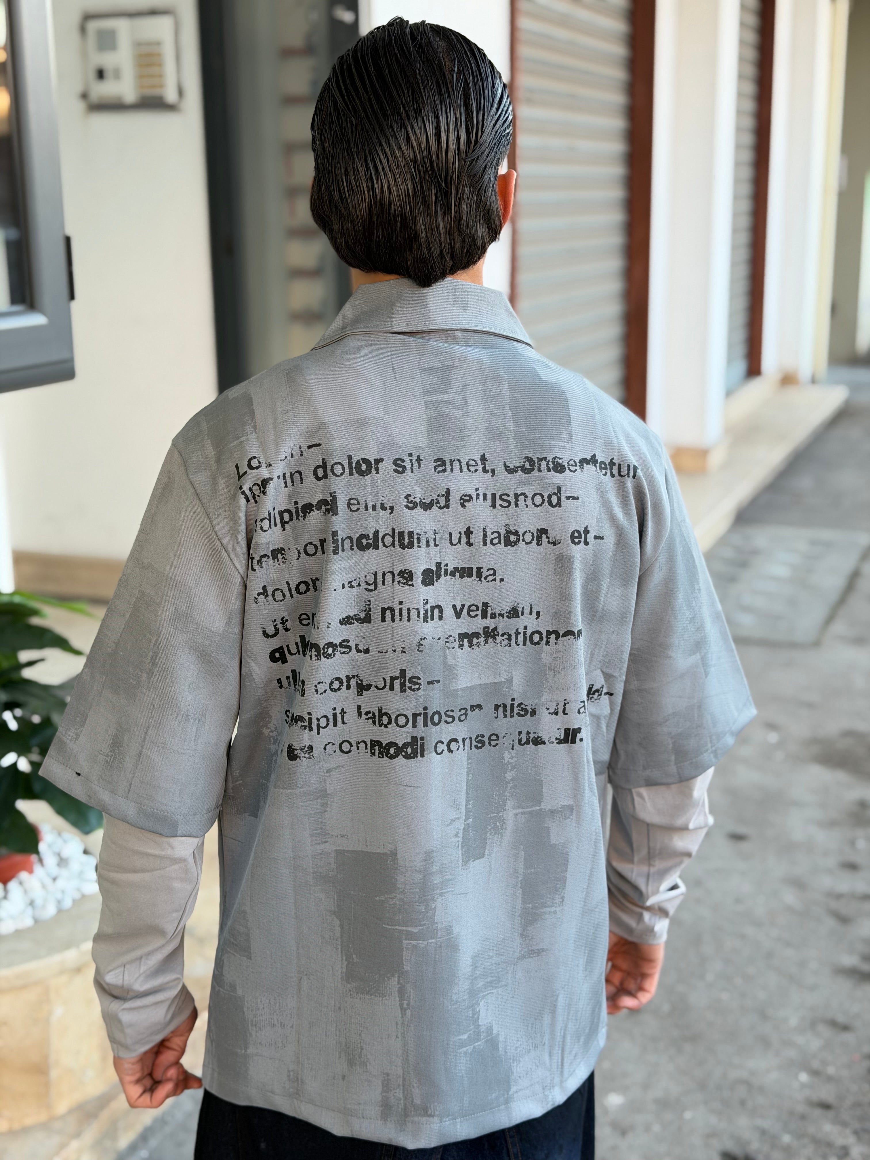 CAMICIA DOUBLE BM 185 SCRIPTURE