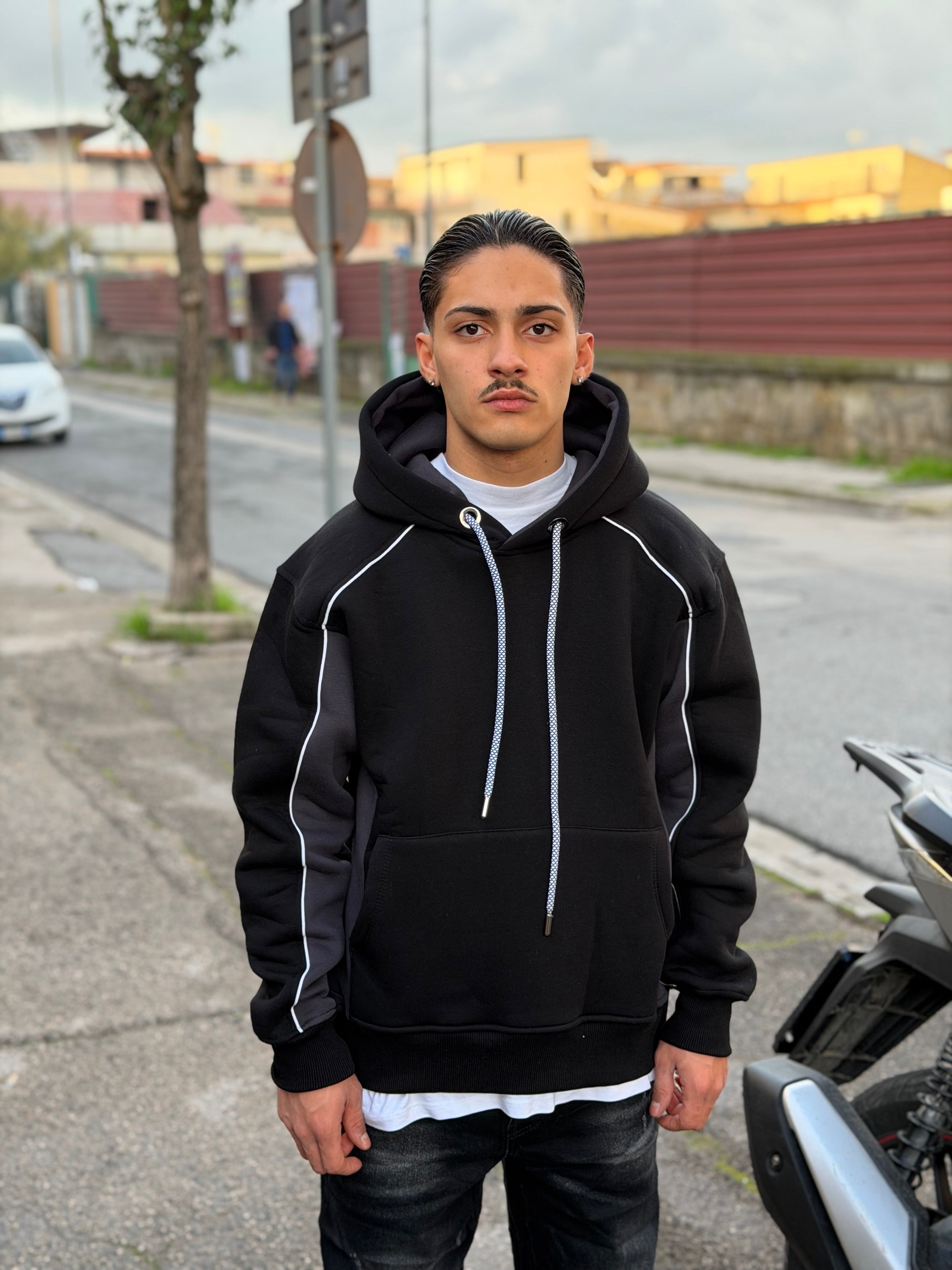 HOODIE BICOLOR JAMES MERCURY