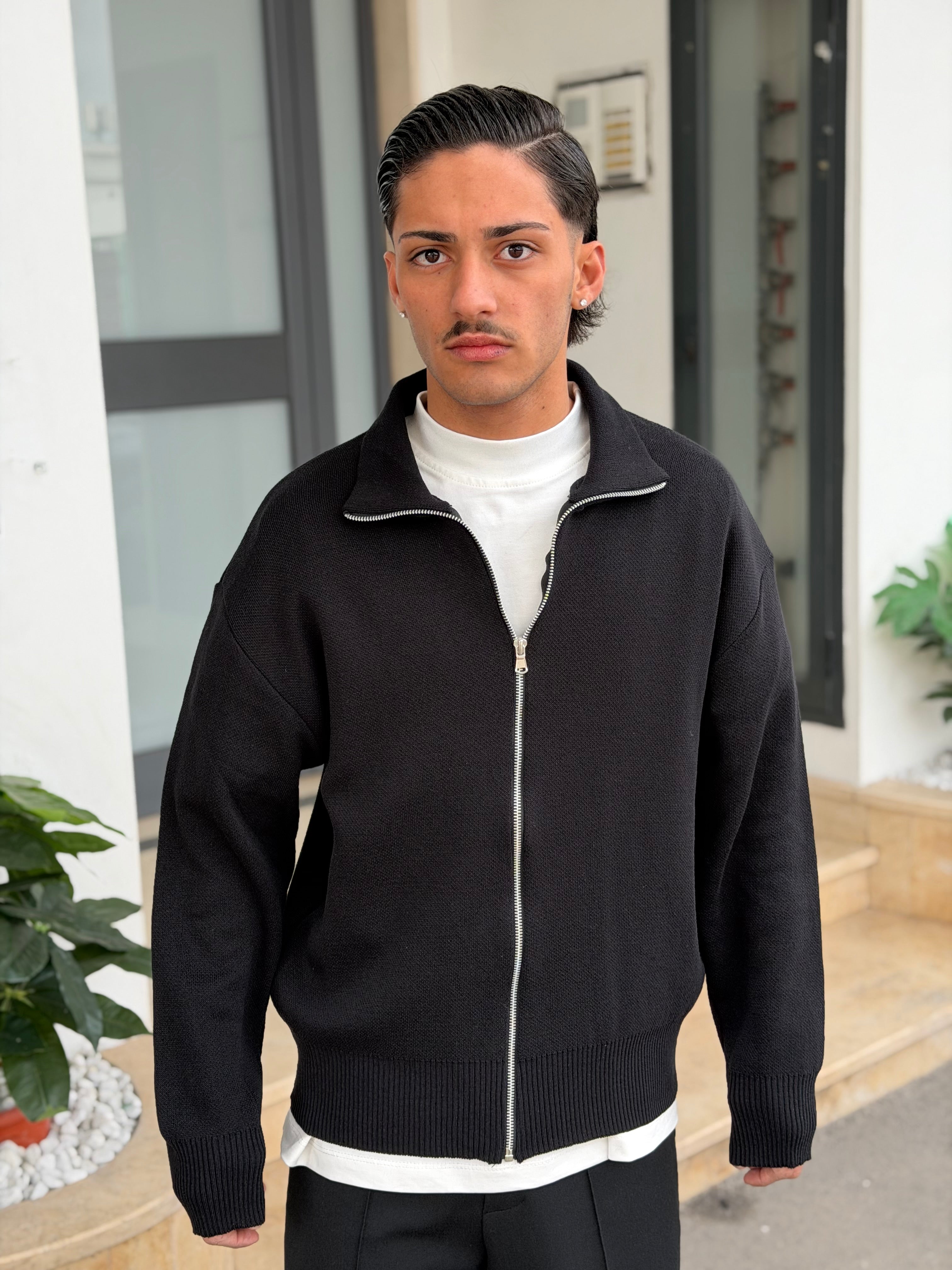 POLO ZIP MANICA LUNGA WD116