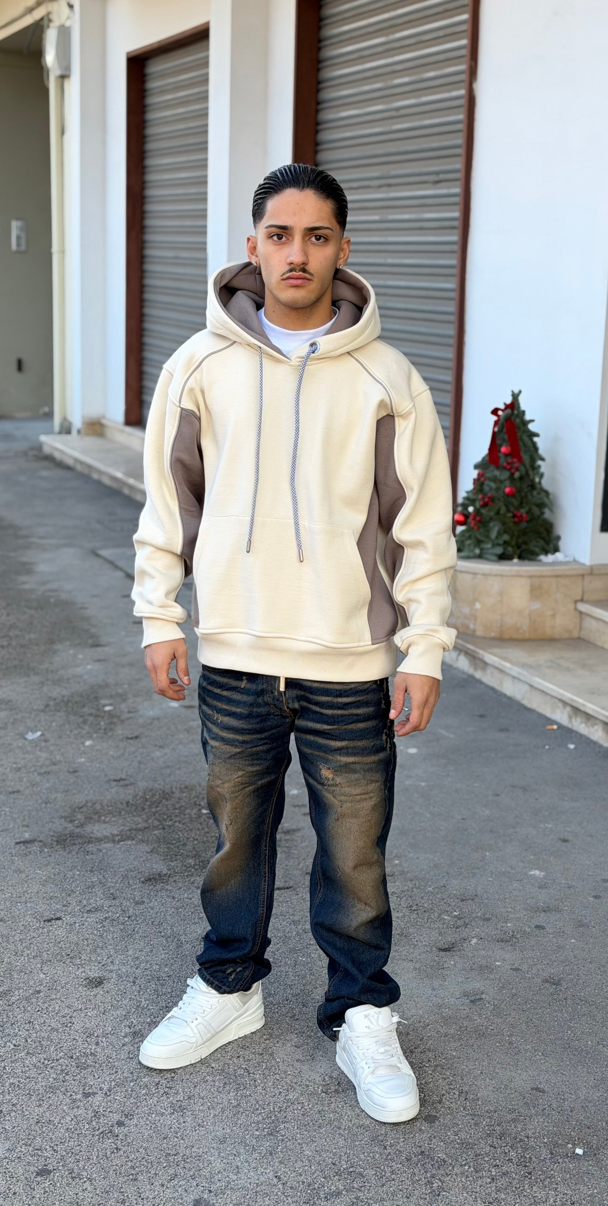 HOODIE BICOLOR JAMES MERCURY