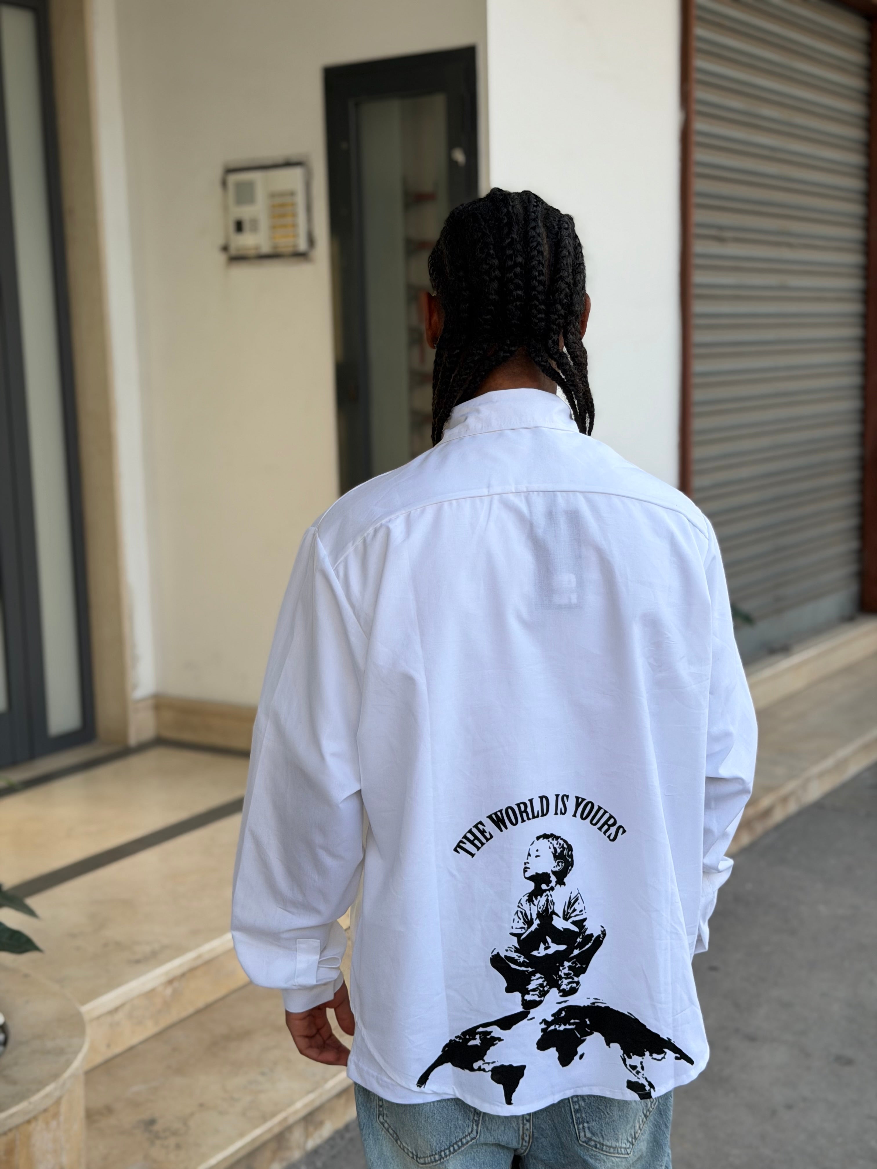 CAMICIA ORDER “THE WORLD IS YOUR”