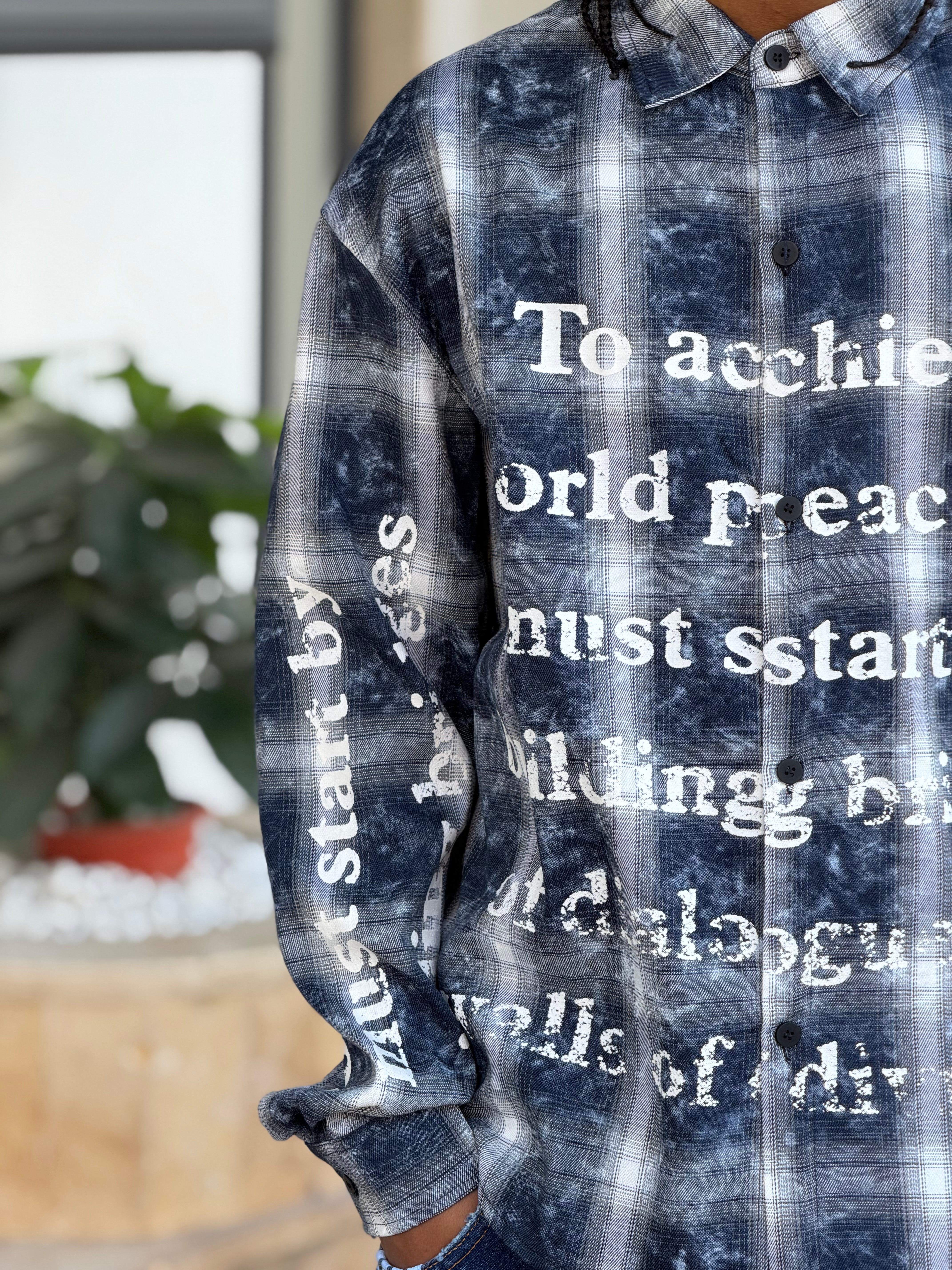 CAMICIA “WORLD PEACE” BM-372