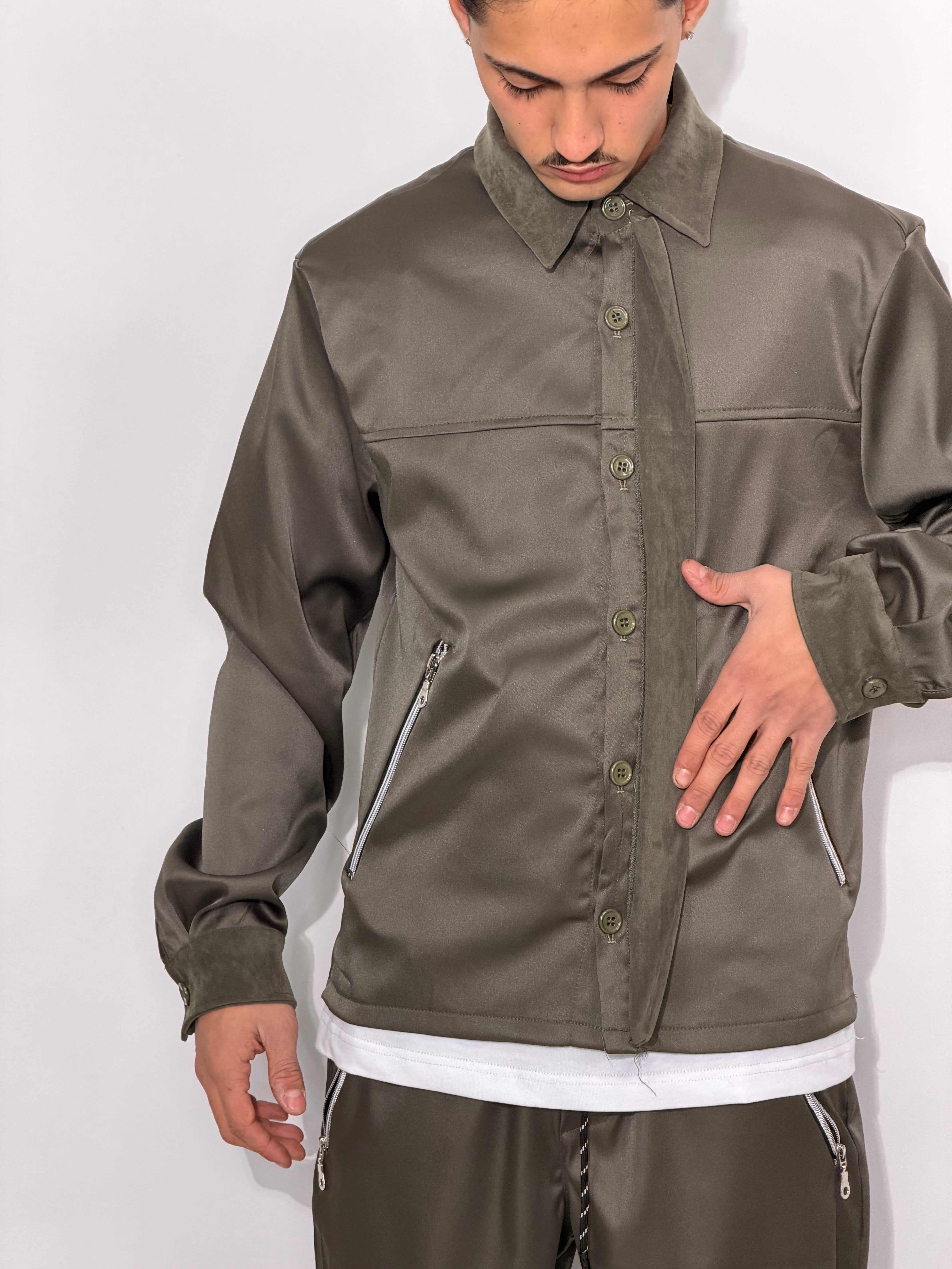 COORDSET NYLON+VELLUTO ZIP FRLV